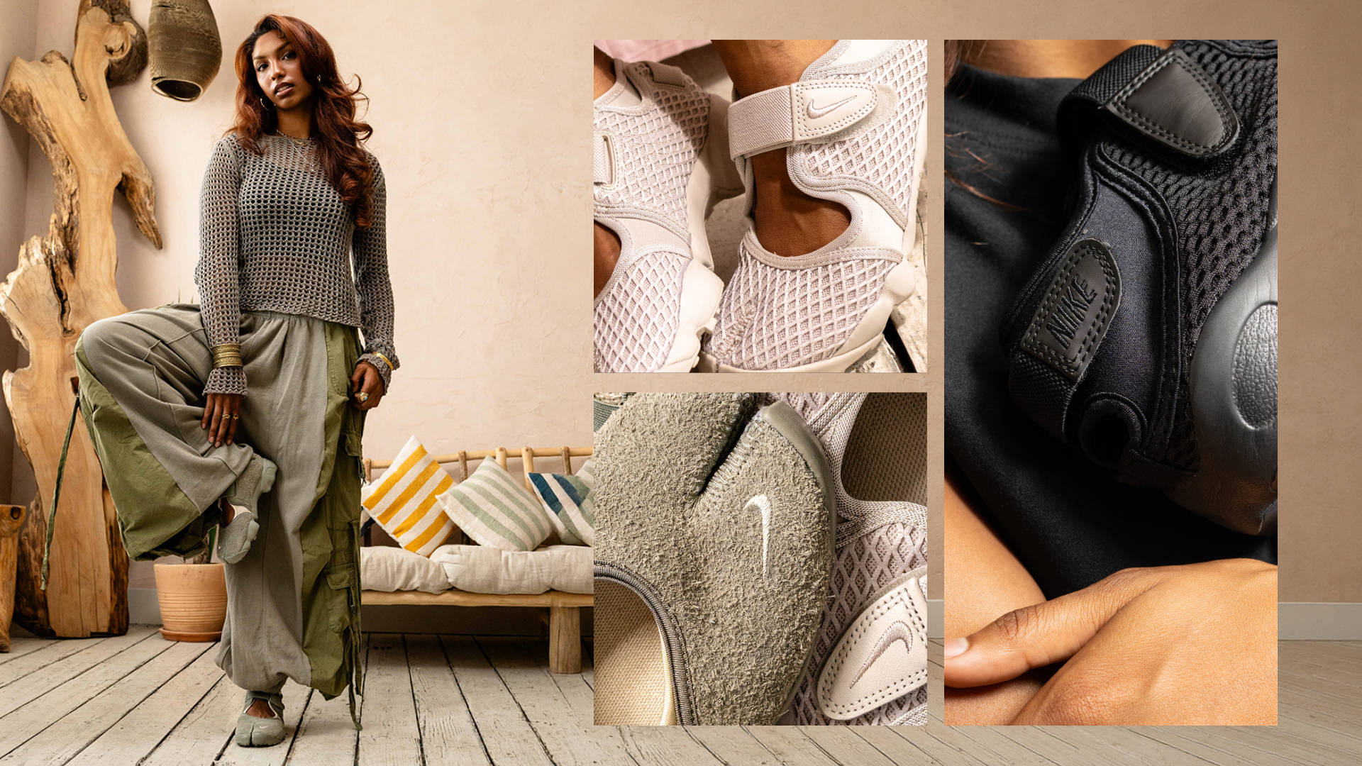 Nike air rift banner editorial