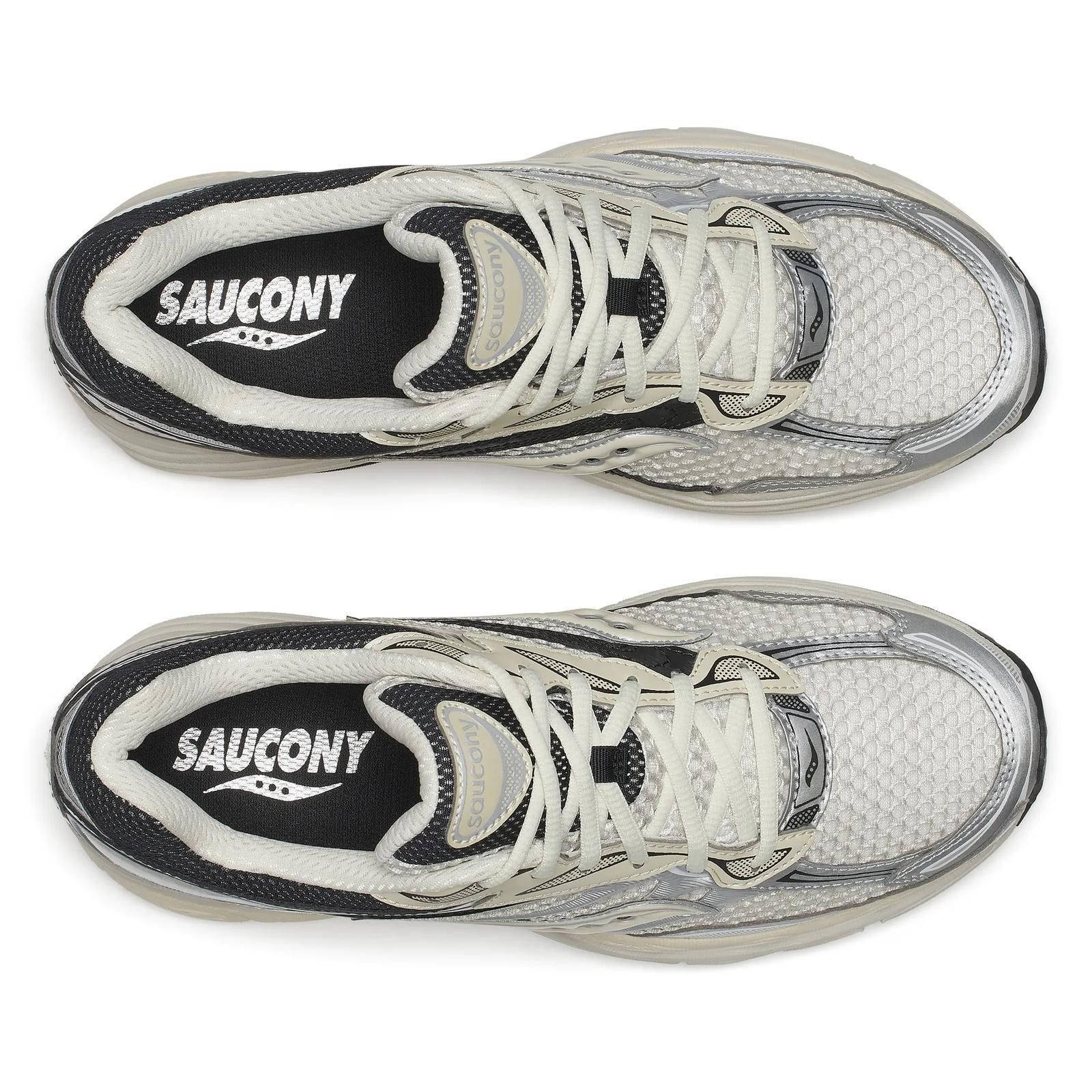 Saucony ProGrid Omni 9 White Silver Black S101245 1011 middle