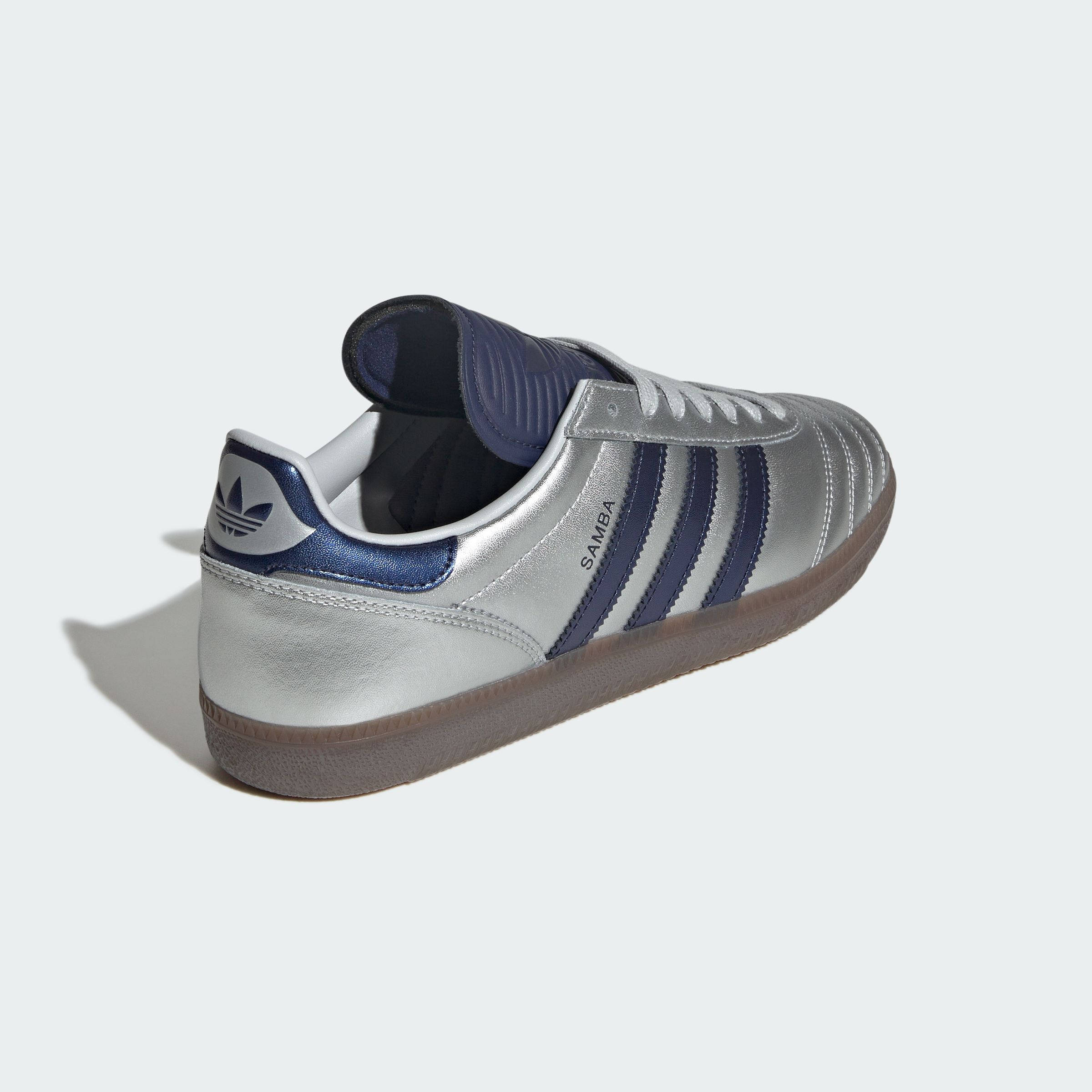 adidas Samba JP Silver Metallic Dark Blue JR2181 back