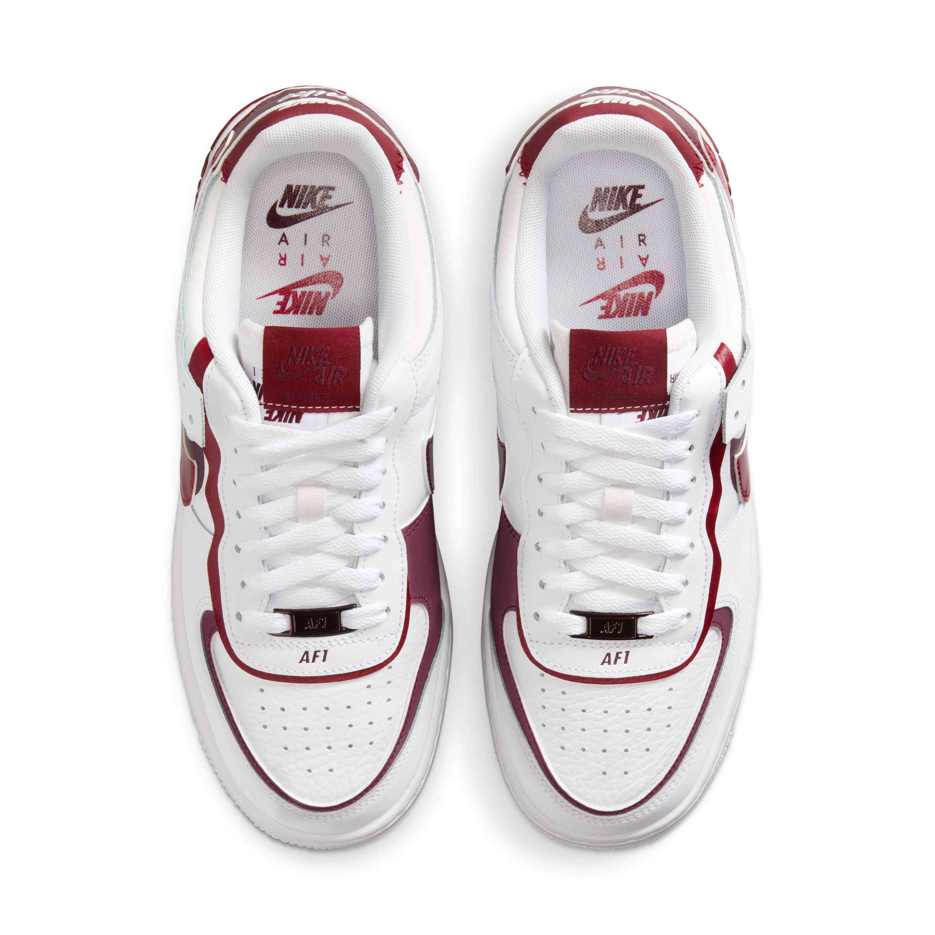 Nike Air Force 1 Shadow White Night Maroon CI0919 123 middle