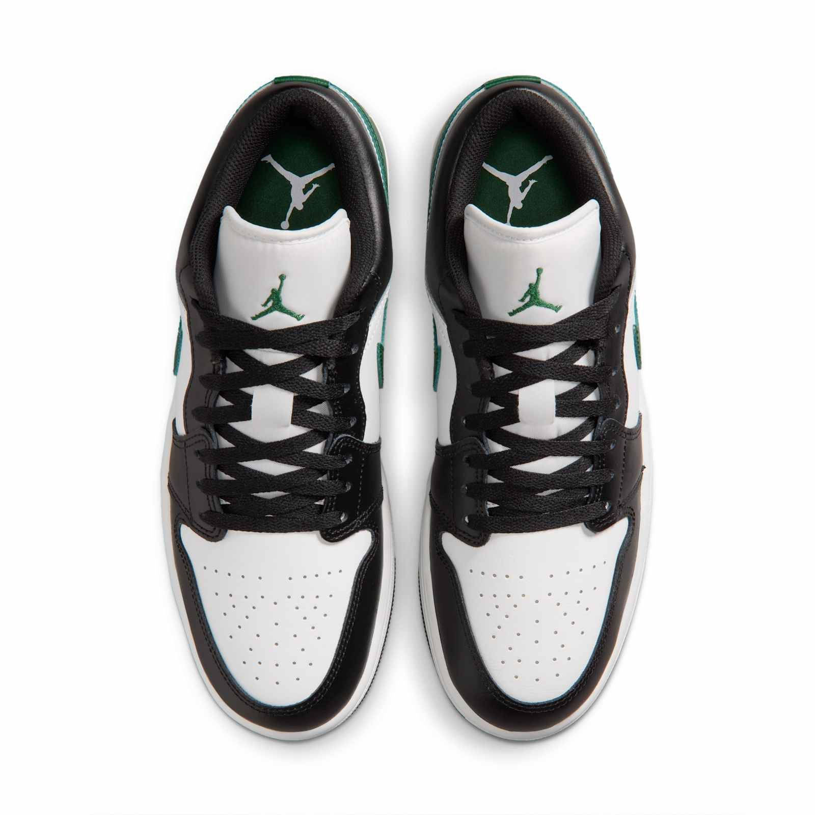 Air Jordan 1 Low Black Gorge Green 553558 047 middle