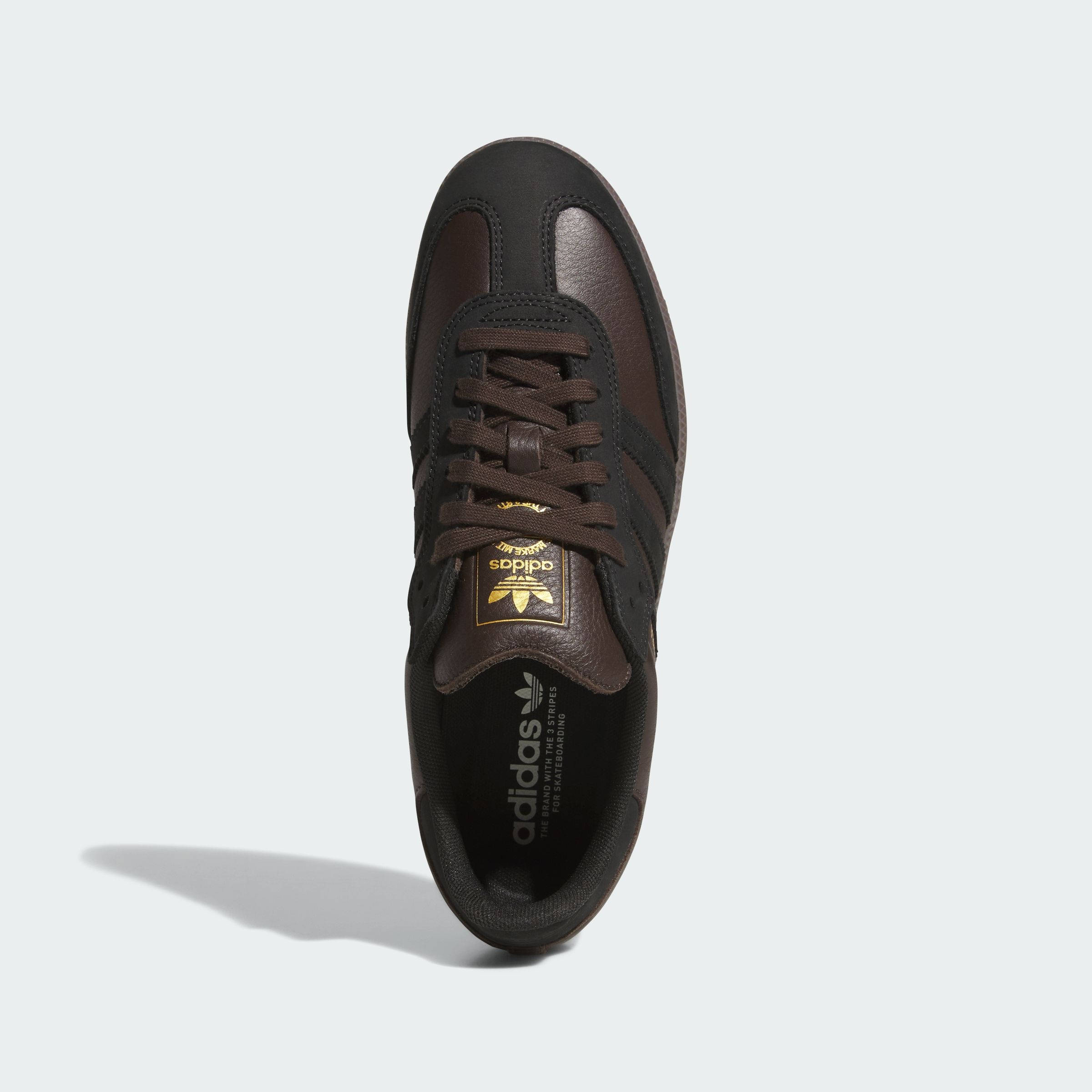 adidas Samba ADV Dark Brown Black Gum KJ0263 middle