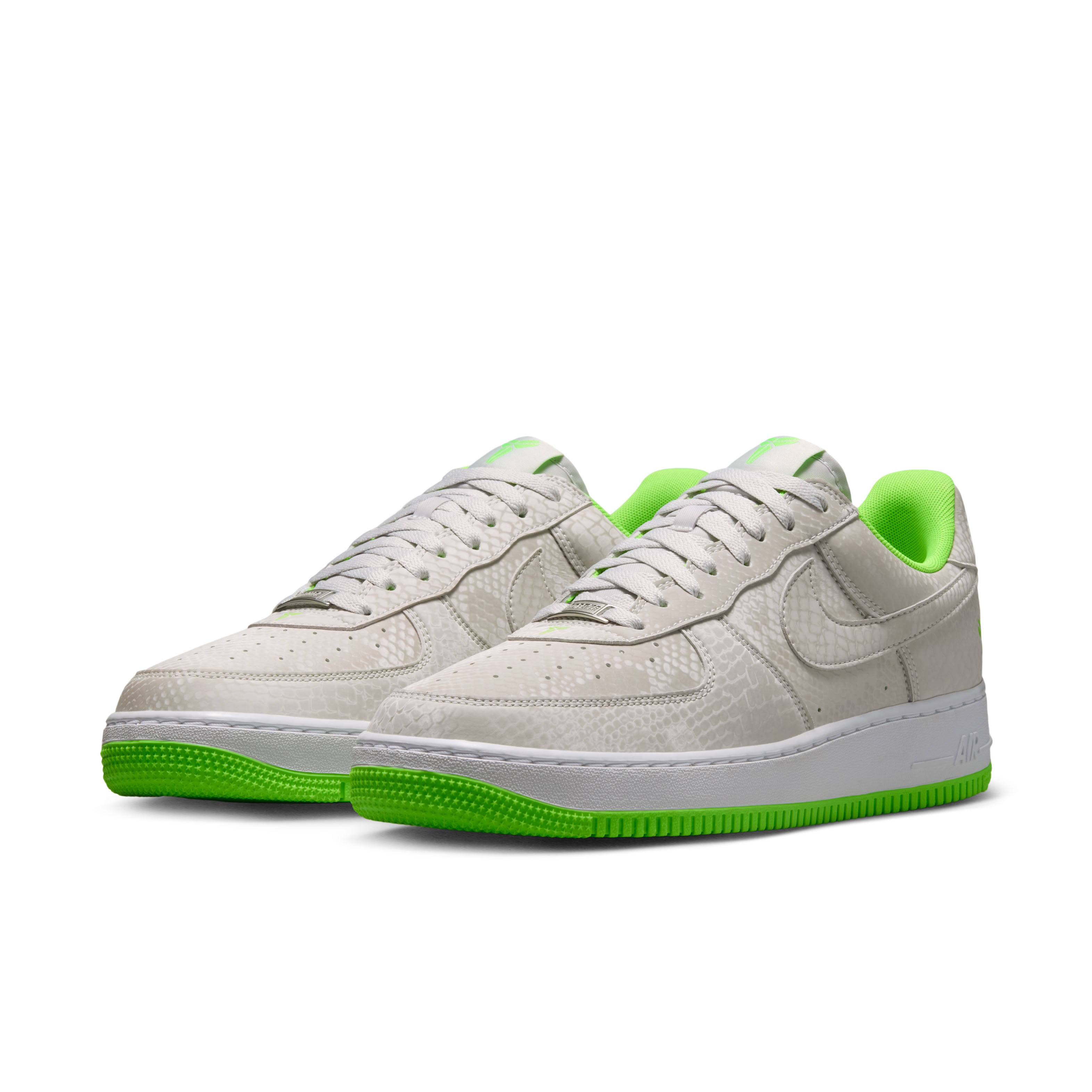 Kobe Bryant x Nike Air Force 1 Low Electric Green Pair