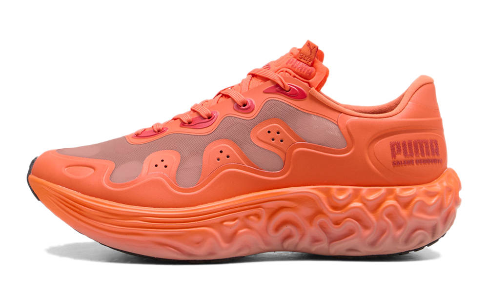 Salehe Bembury x PUMA Velum 2 Nitro Red Clay Nasturtium 409221-03