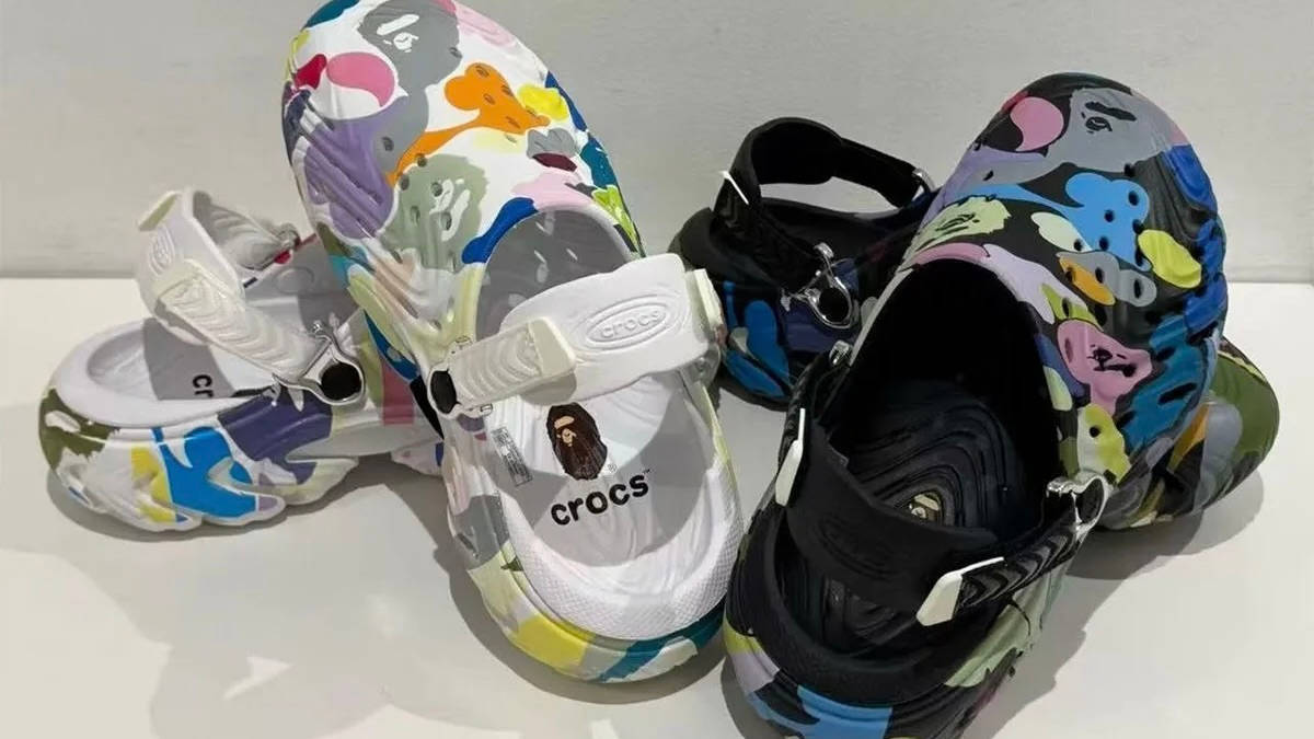 Bape x crocs