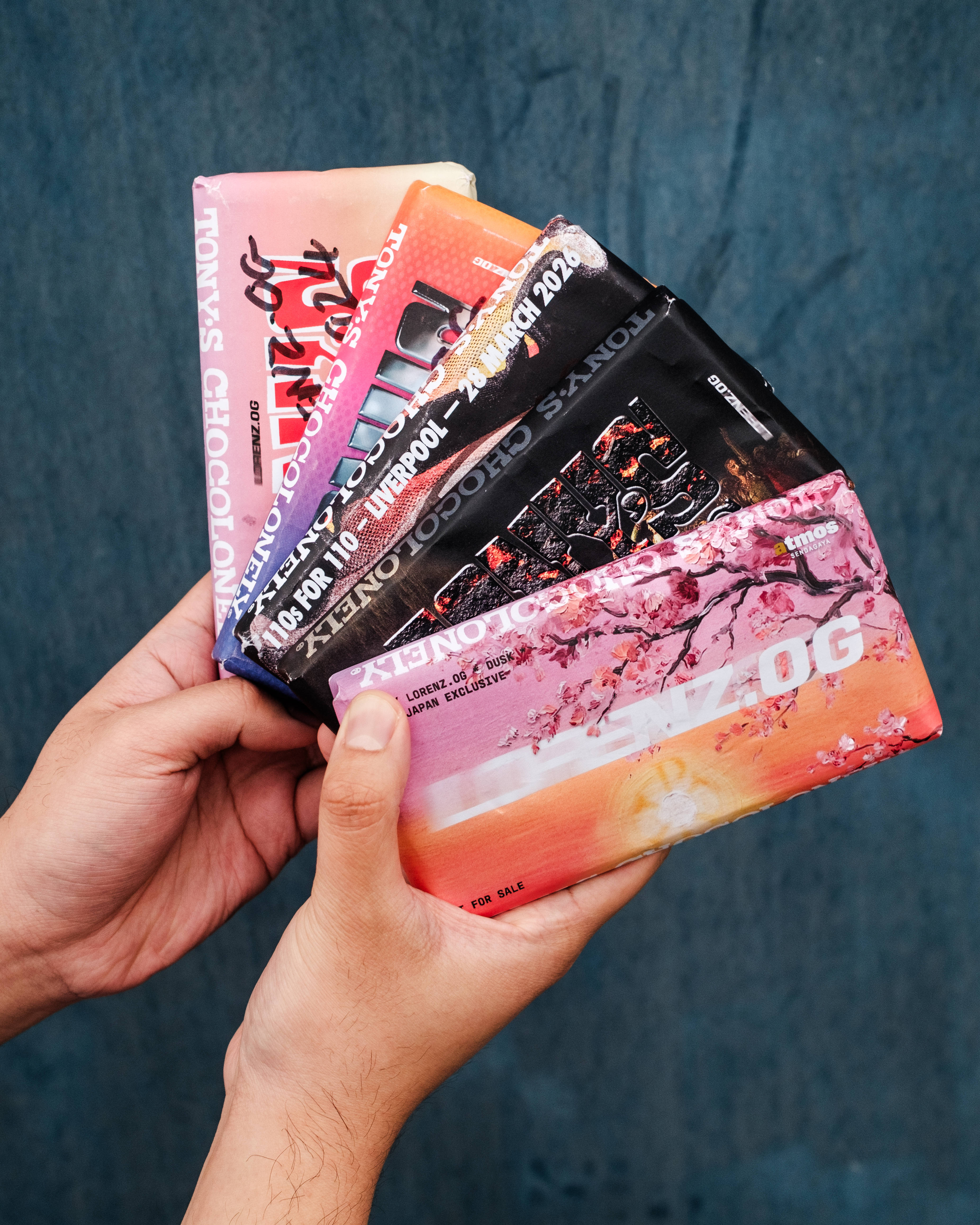 lorenzog x atmos tony chocolonely japan-exclusive bar