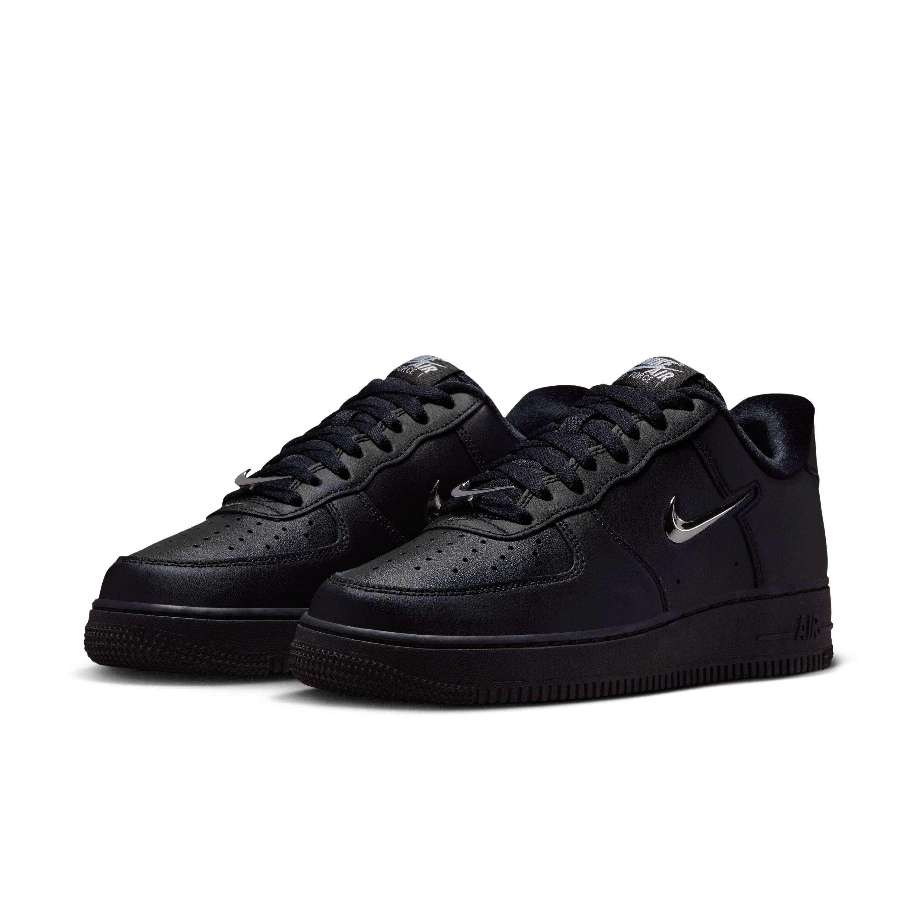 Nike Air Force 1 Low Chrome Swoosh Black IV6039 001 front