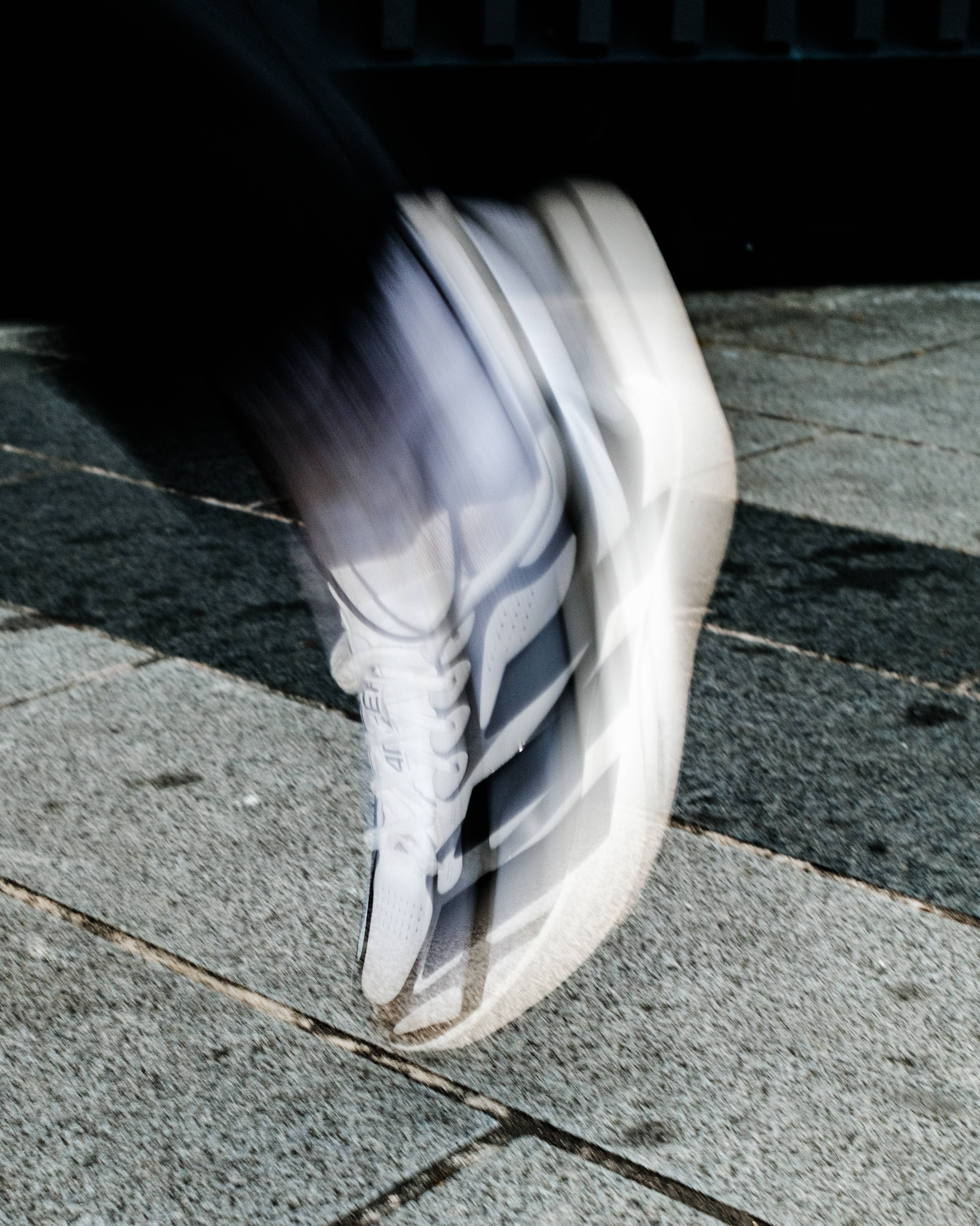 adidas evo sl exo blurry editorial motion photo