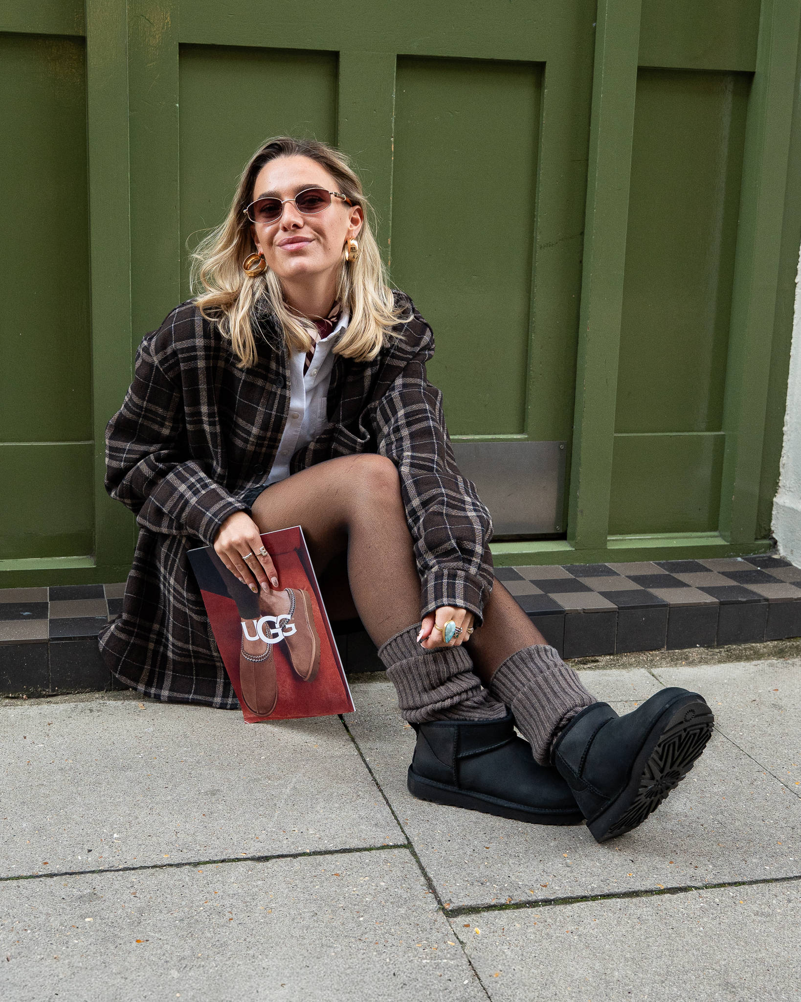 Ultra Mini Leather Boot Black