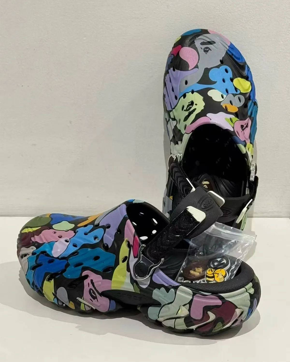 BAPE x Crocs Echo Clog 2 Black Multi side
