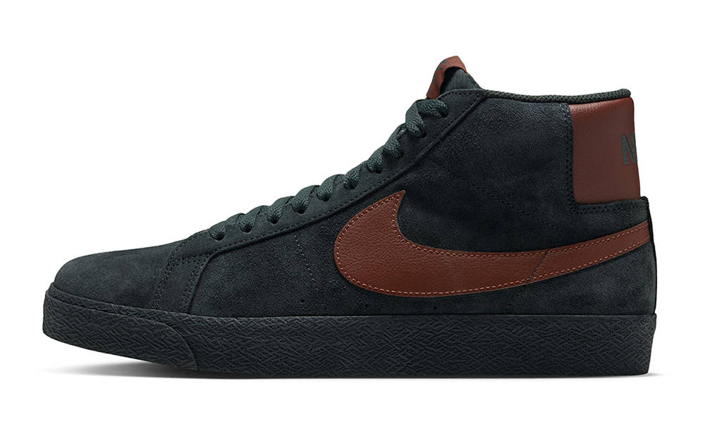 Nike SB Zoom Blazer Mid Black Spruce Brown IO0667-300