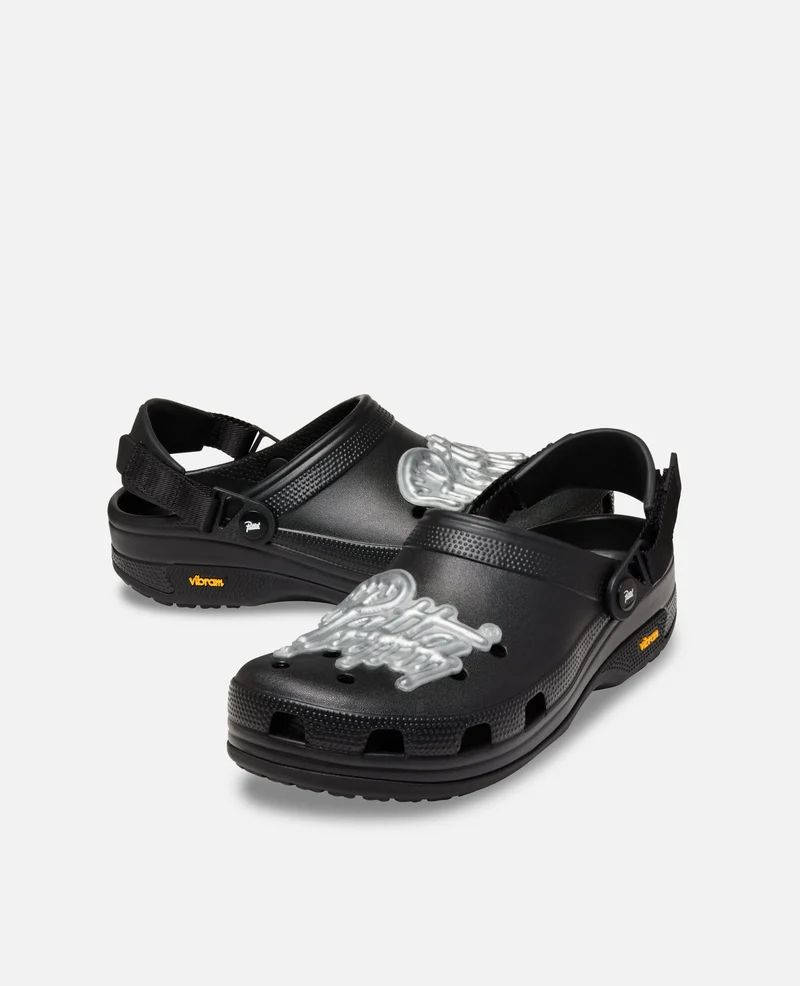 Patta x Crocs Classic EXP Clog Black 212487 001 front