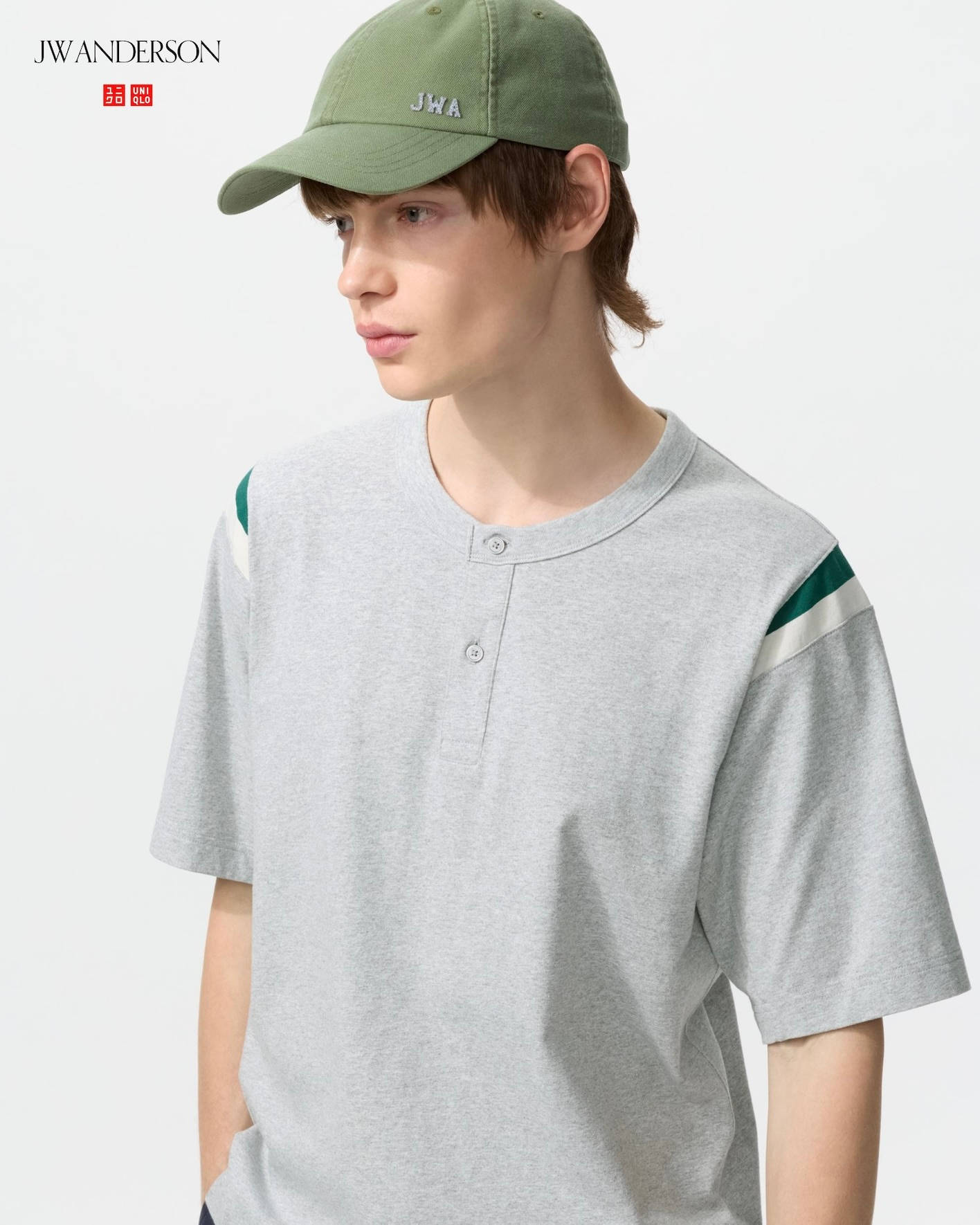Oversized Henley T-shirt