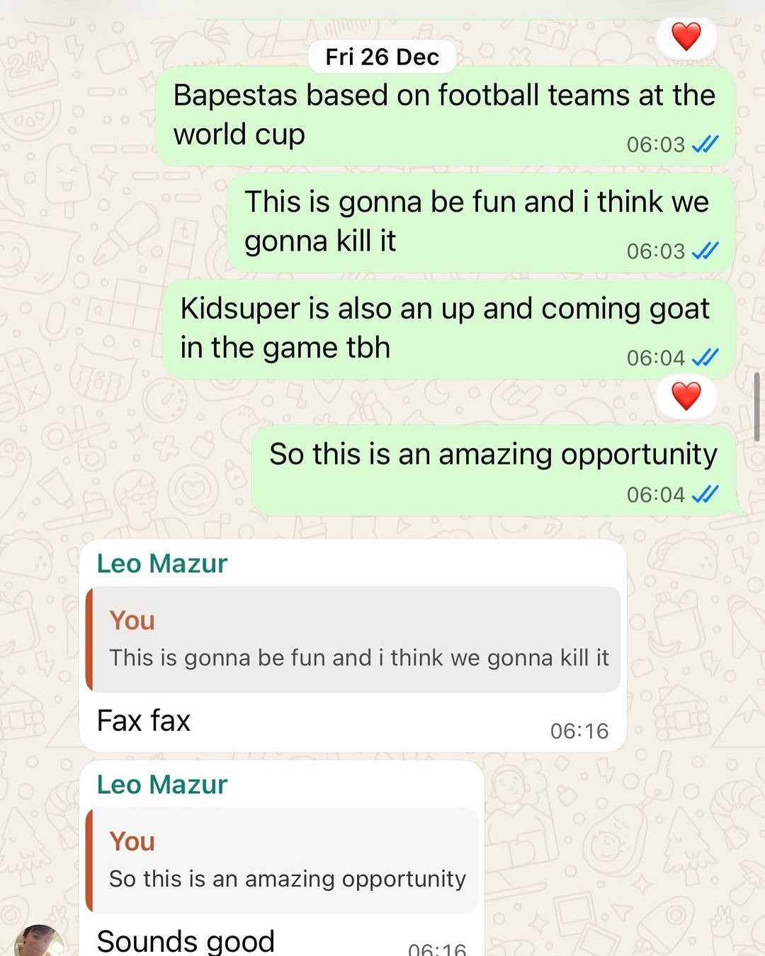 whatsapp design from sneakerdenn bape x kid super colourways world cup