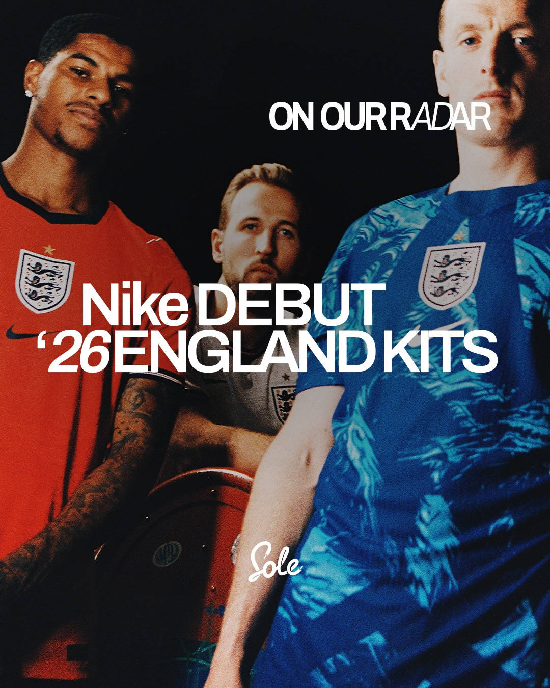 A new era for the Three Lions. @england debut the highly anticipated home and away kits for the World Cup.