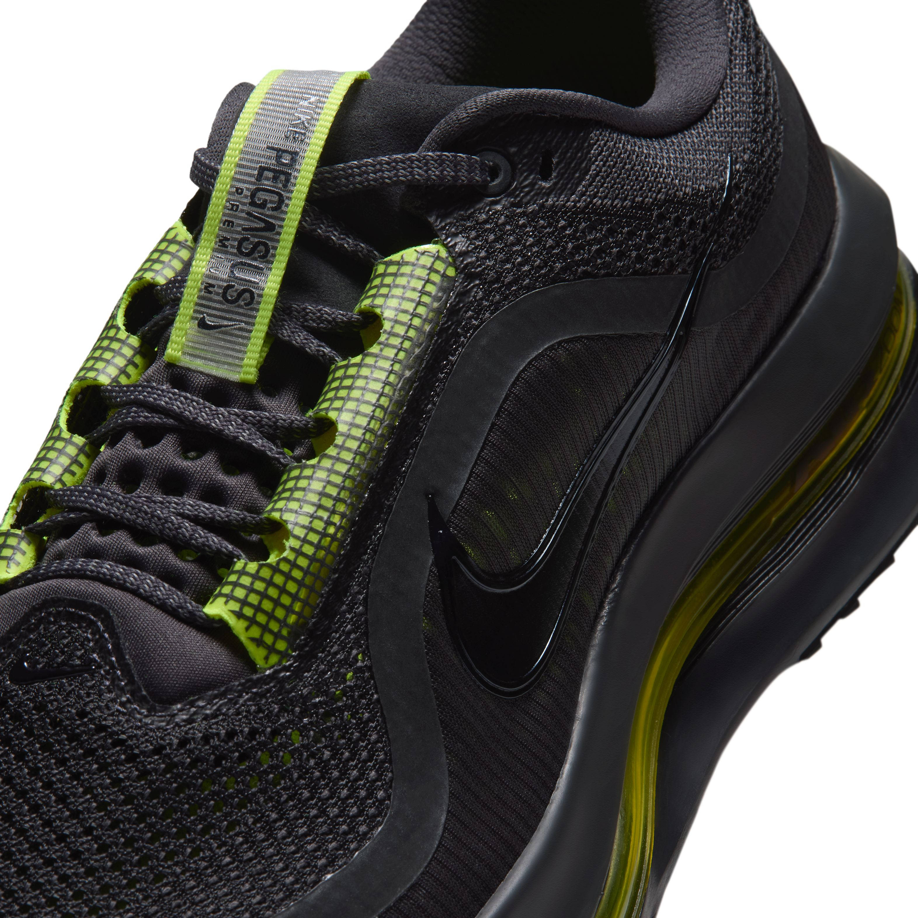 Nike Pegasus Premium Black Lemon Venom HQ2592 021 side