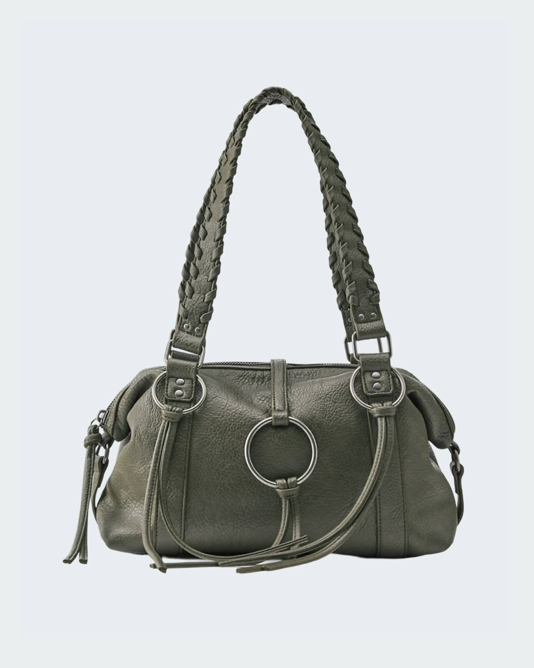 Pull & Bear Ring Detail Shoulder Bag