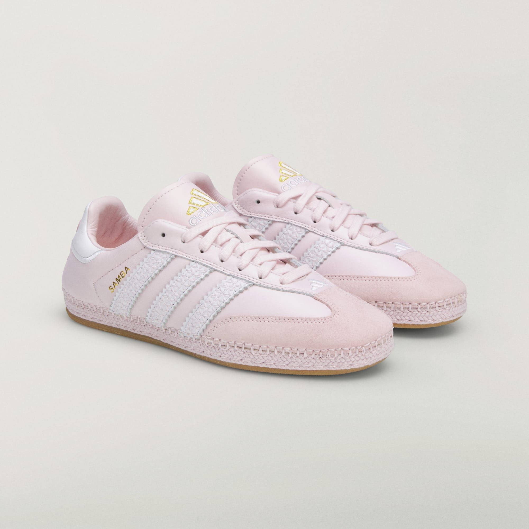 CLOT x adidas Samba Espadrille Pink KI4328 front