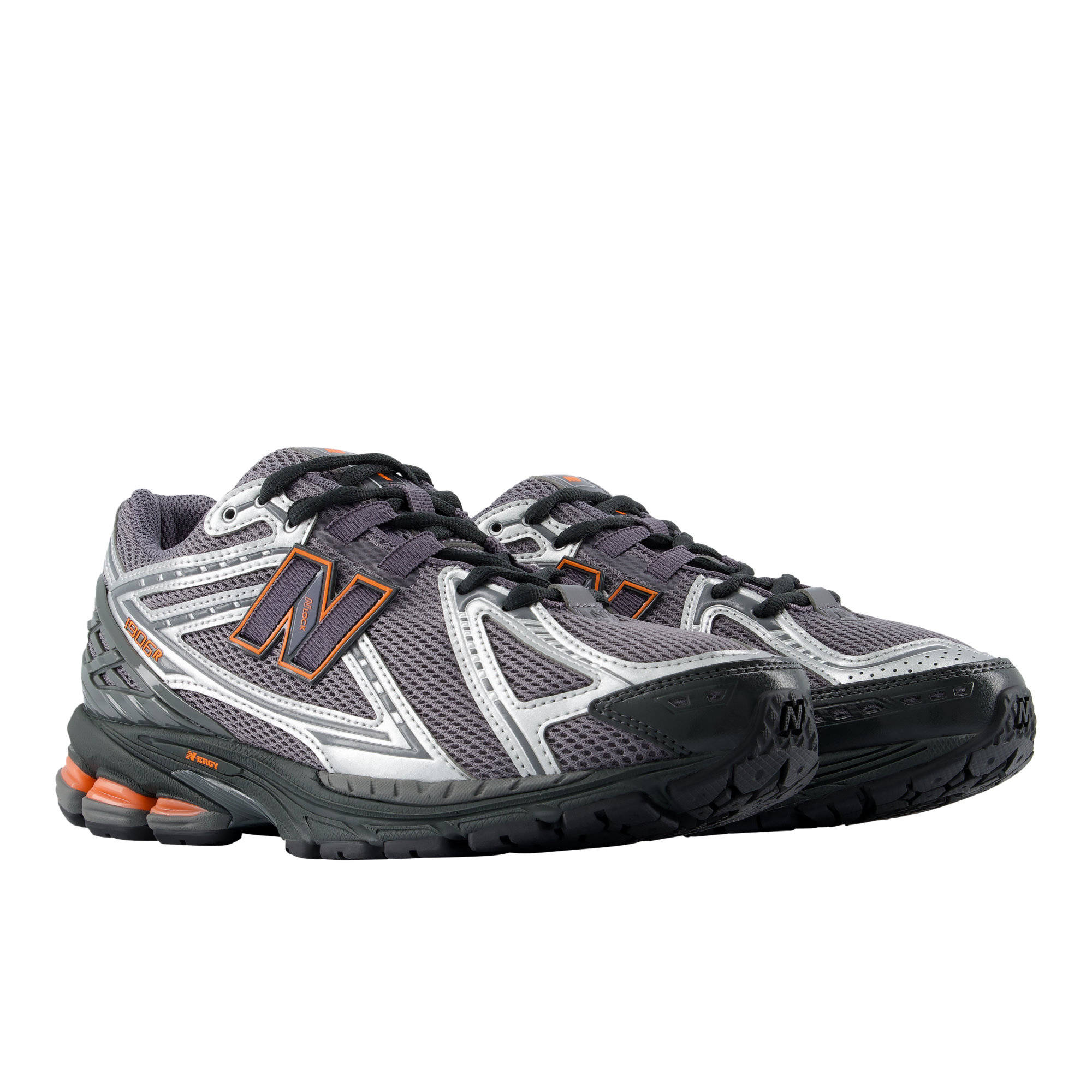 New Balance 1906R Neptune Grey Blaze Orange  U19065QZ front