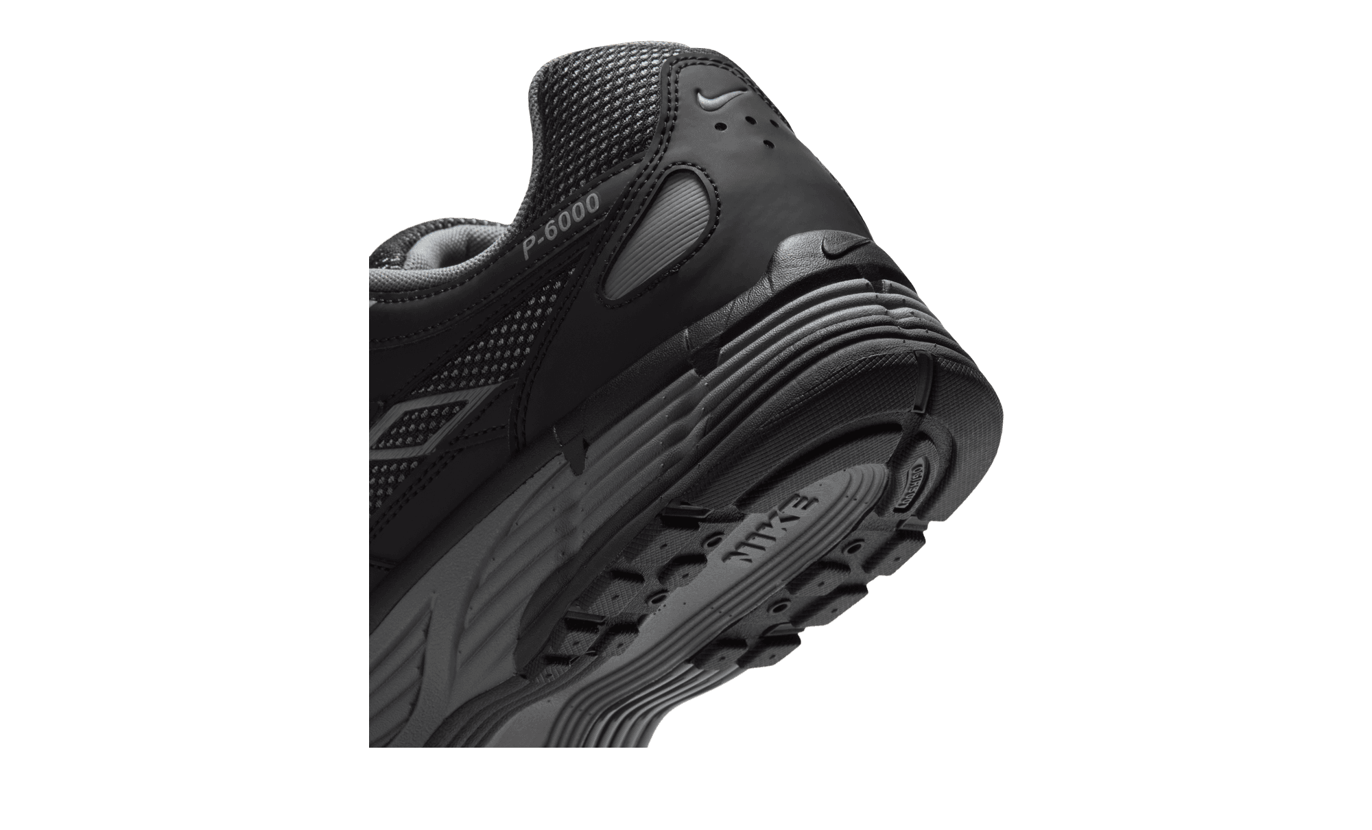 Nike P-6000 Black Smoke Grey IQ0356-002 heel