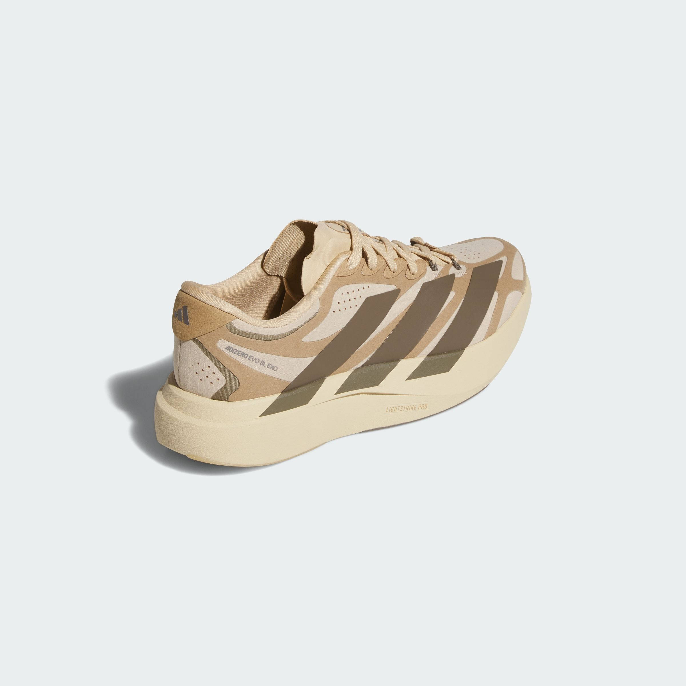 adidas Adizero EVO SL EXO Suede Magic Beige Carbon KI2685 back