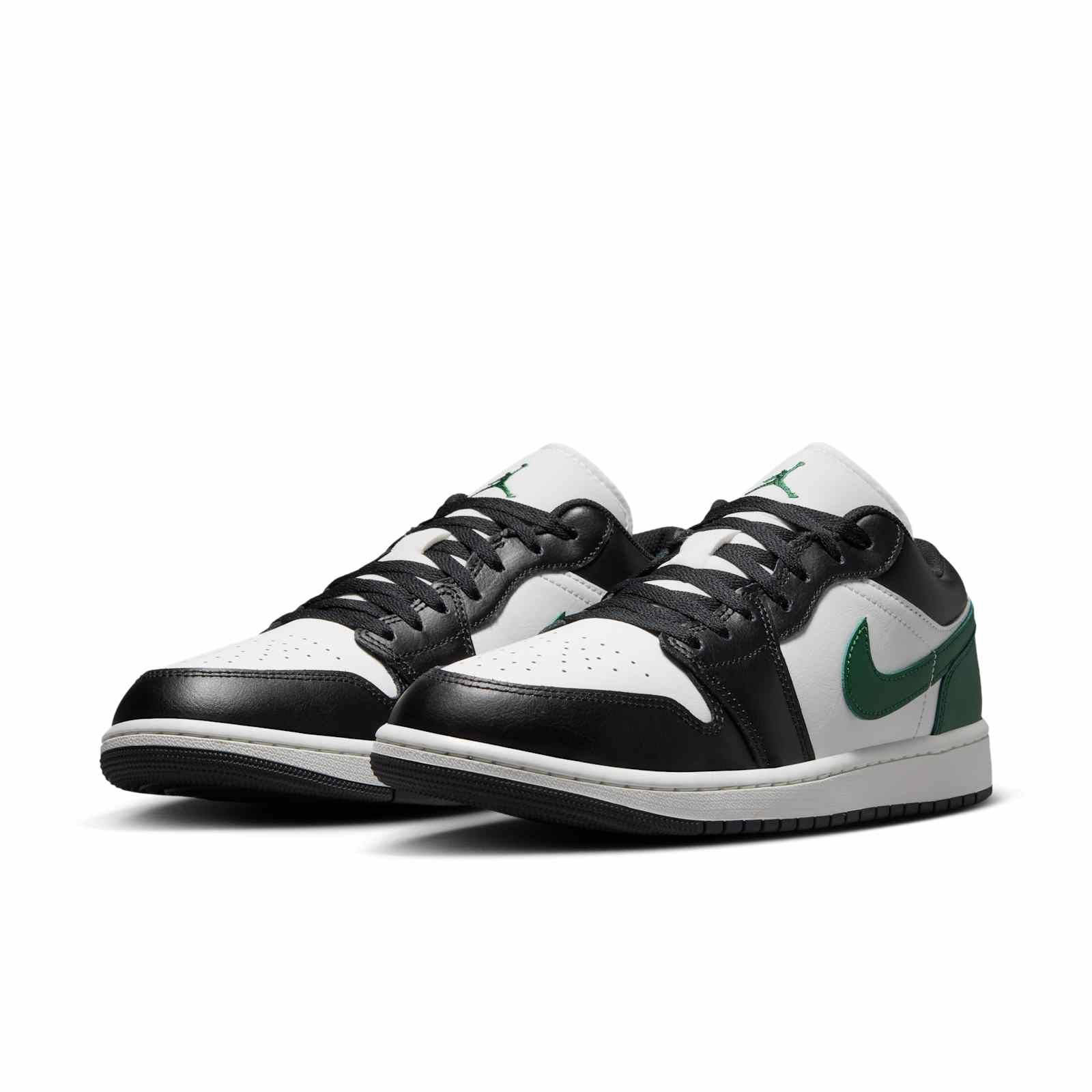 Air Jordan 1 Low Black Gorge Green 553558 047 front