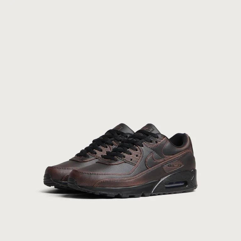 Nike Air Max 90 Premium Essential Black Cinnamon IQ7130 001 front