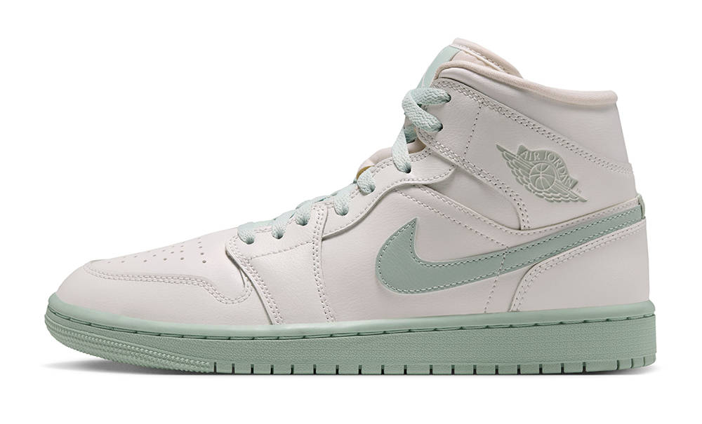 Air Jordan 1 Mid Sail Pistachio Frost
