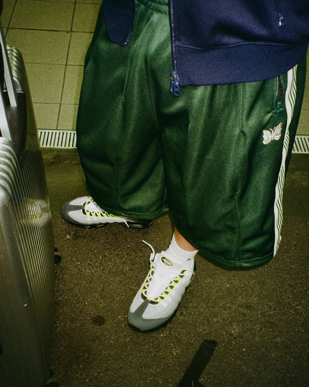 neon 110 styled with needles japan shorts