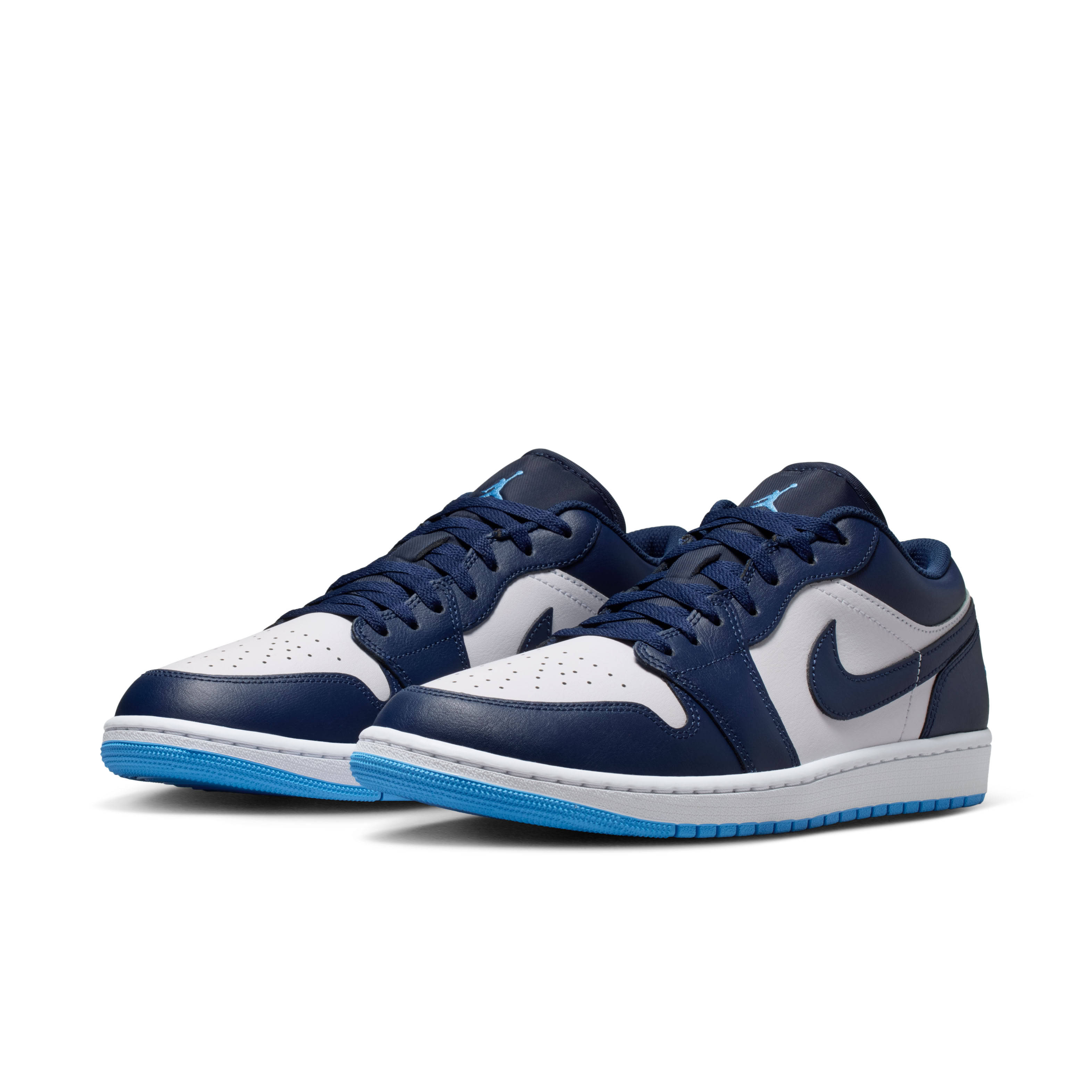 Air Jordan 1 Low Midnight Navy University Blue Front