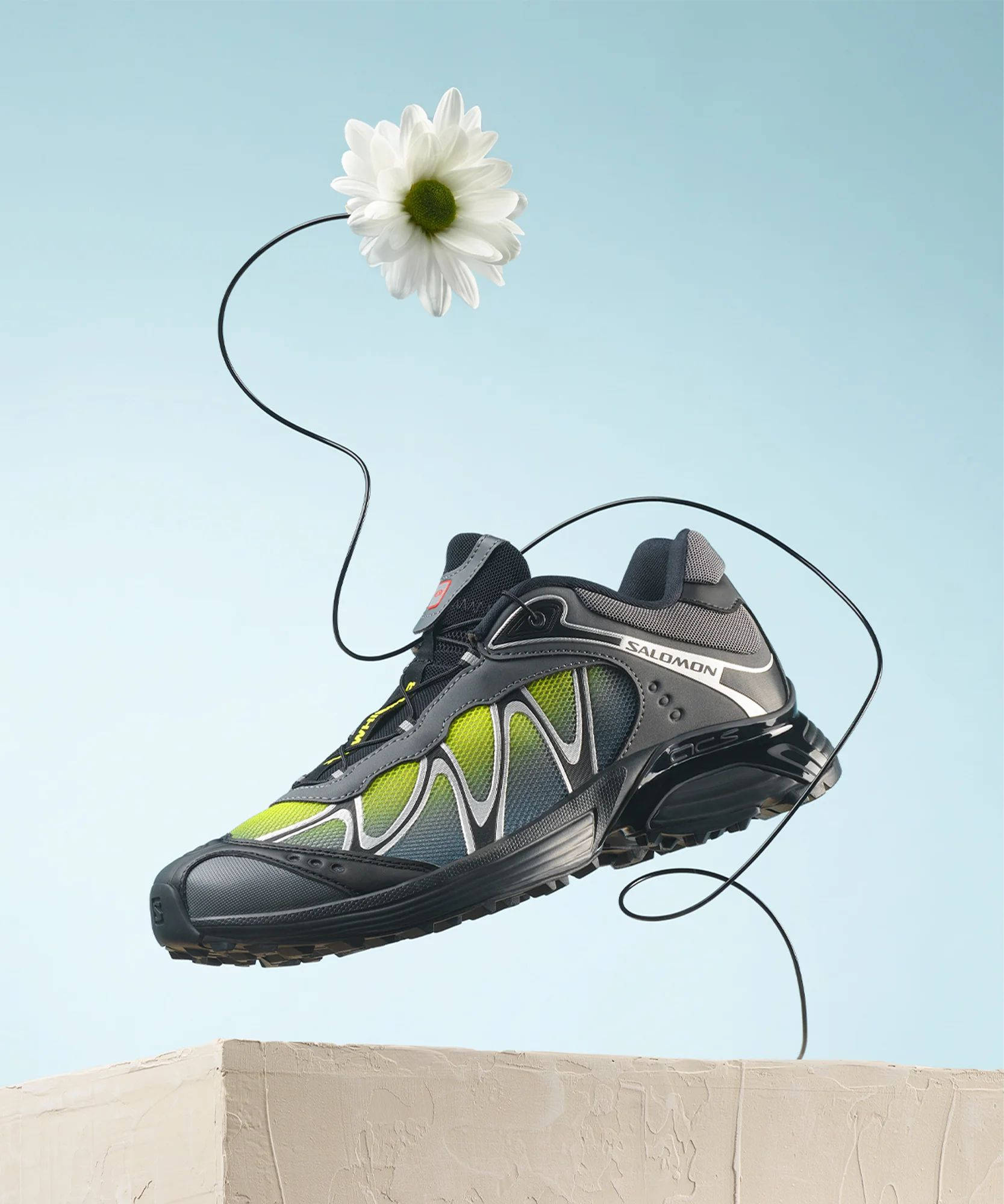 Salomon XT Whisper Black Asphalt Lime L49230300 lifestyle