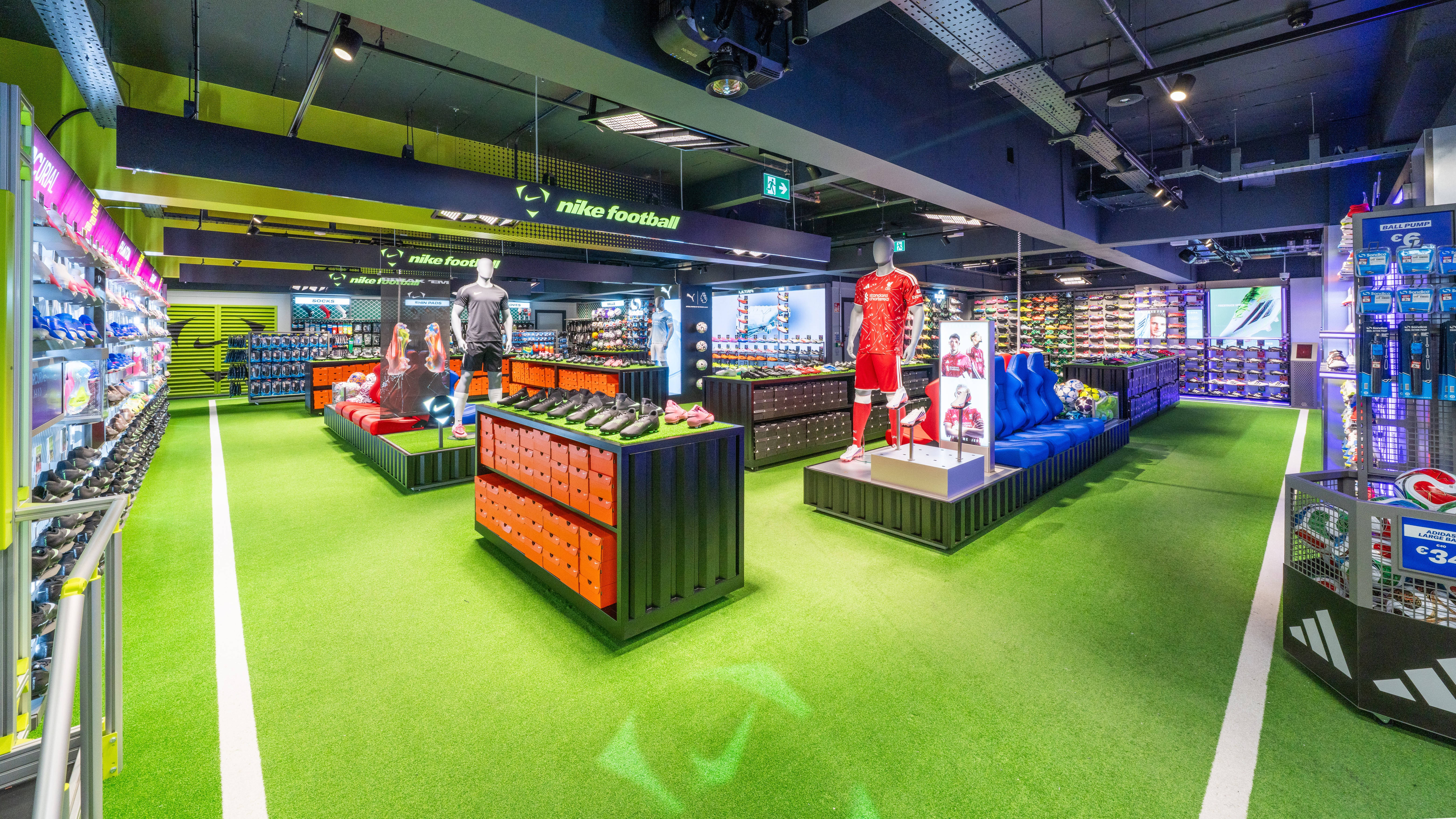 sports direct dublin football area