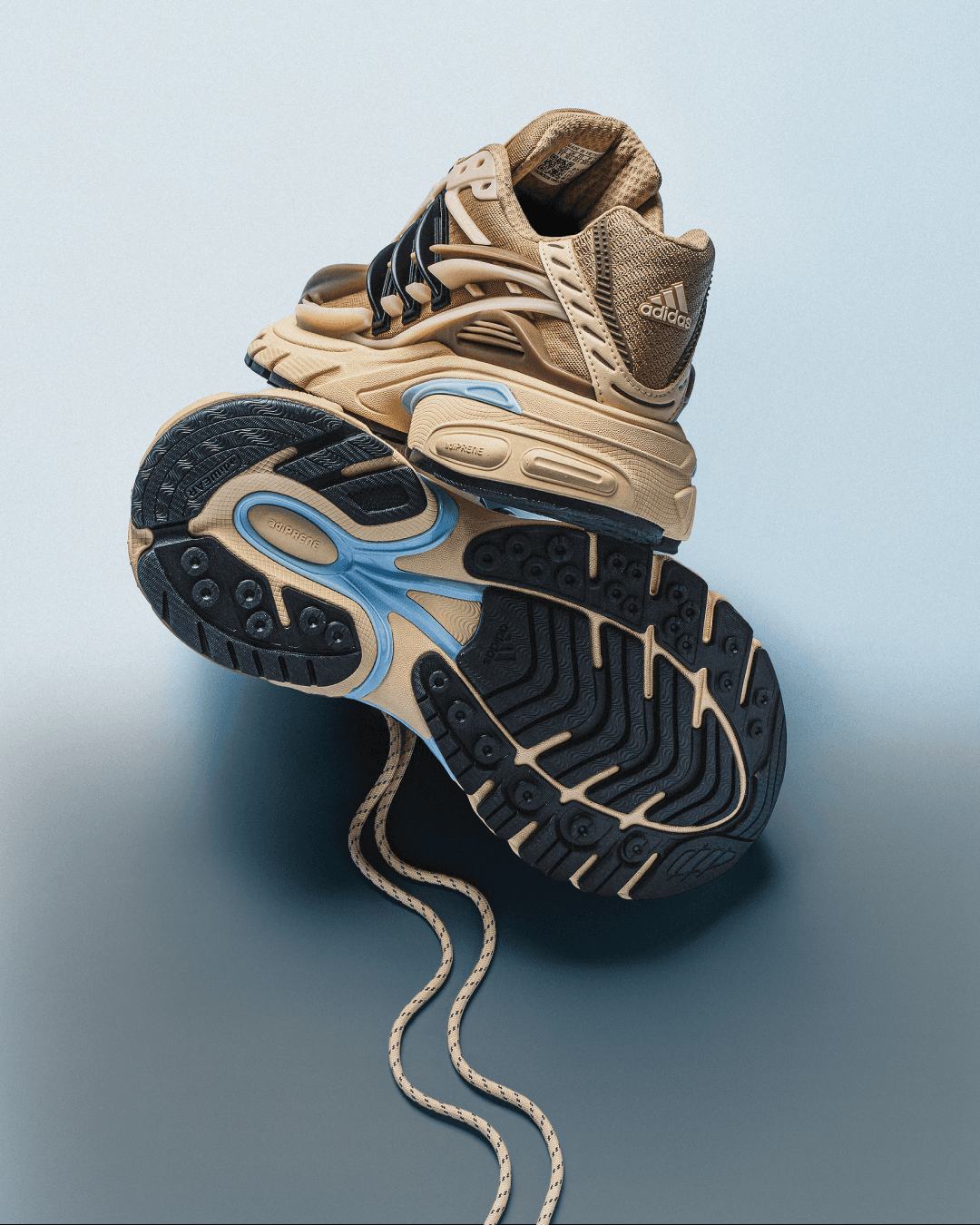 Glow-in-the-Dark Details Land on Pharrell’s New adidas VIRGINIA Adistar Jellyfish "Tan"