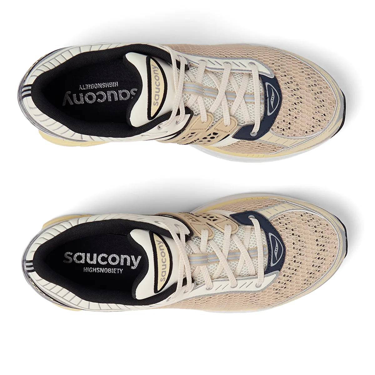 Highsnobiety x Saucony ProGrid Paramount Oatmeal Top