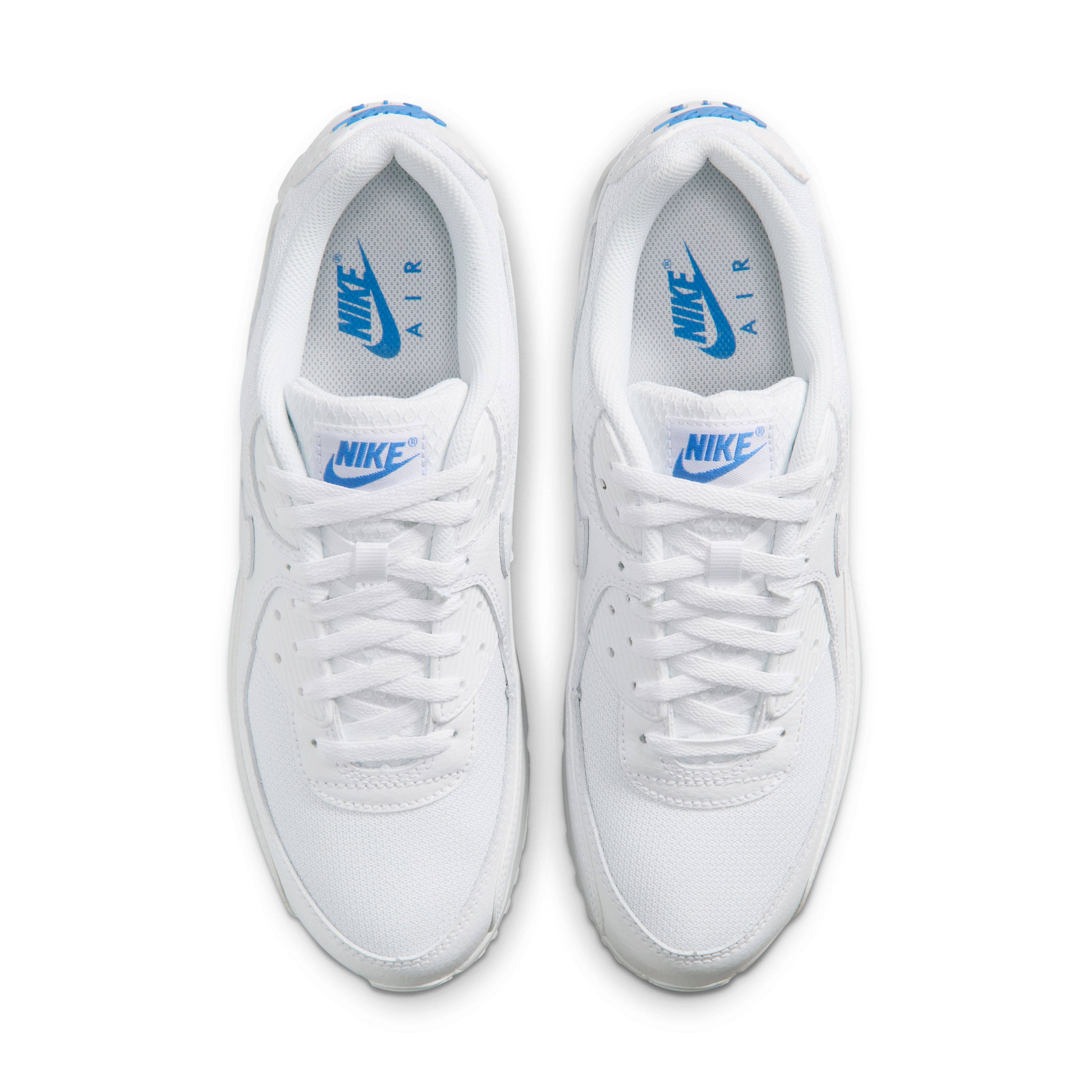 Nike Air Max 90 White Blue Crystal DM0029 123 middle