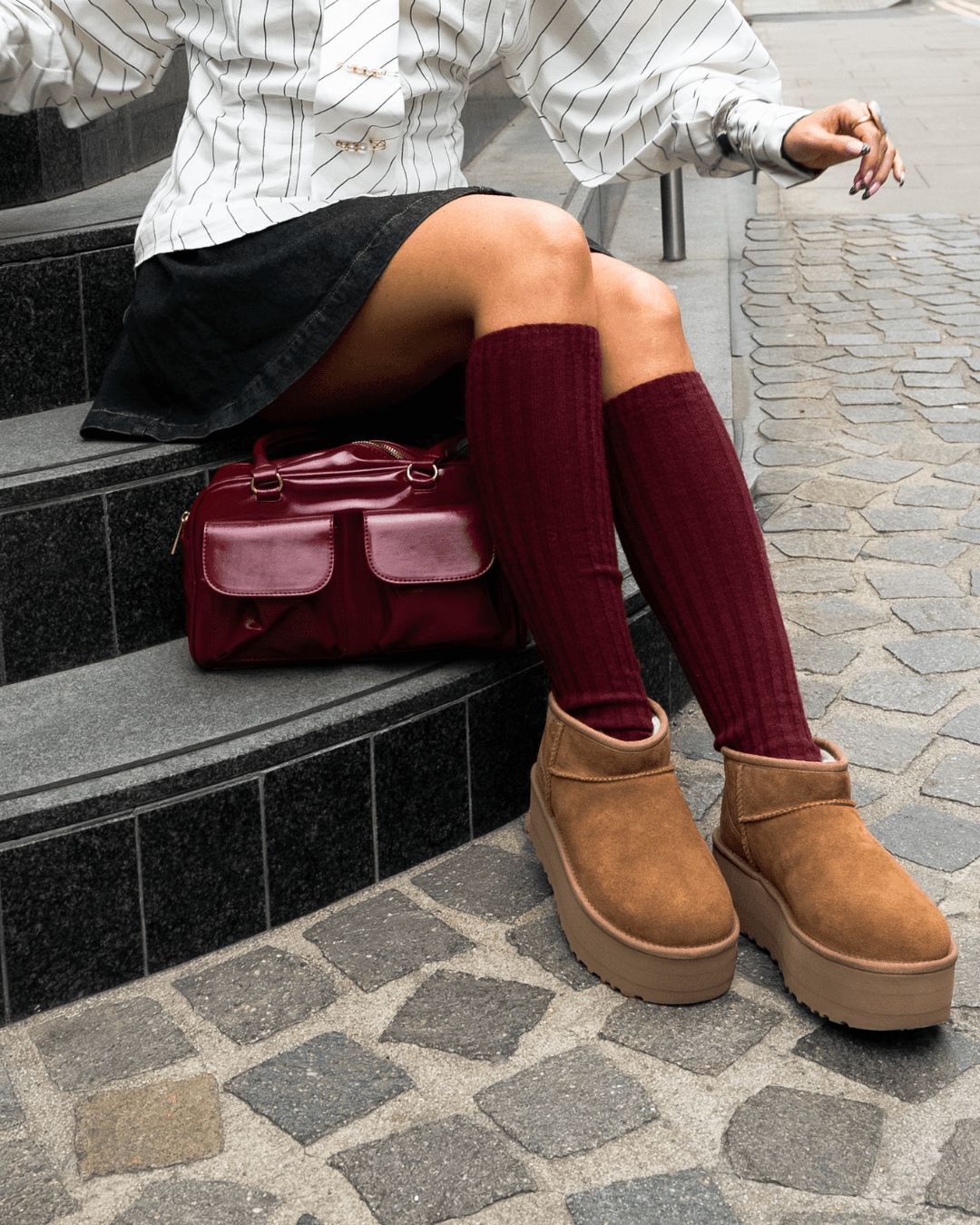 Classic Ultra Mini Platform Boot Chestnut