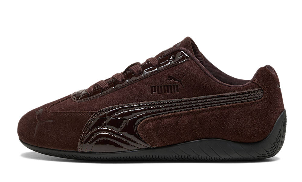PUMA Speedcat Croco Leather Chocolate Fondue 407674-01