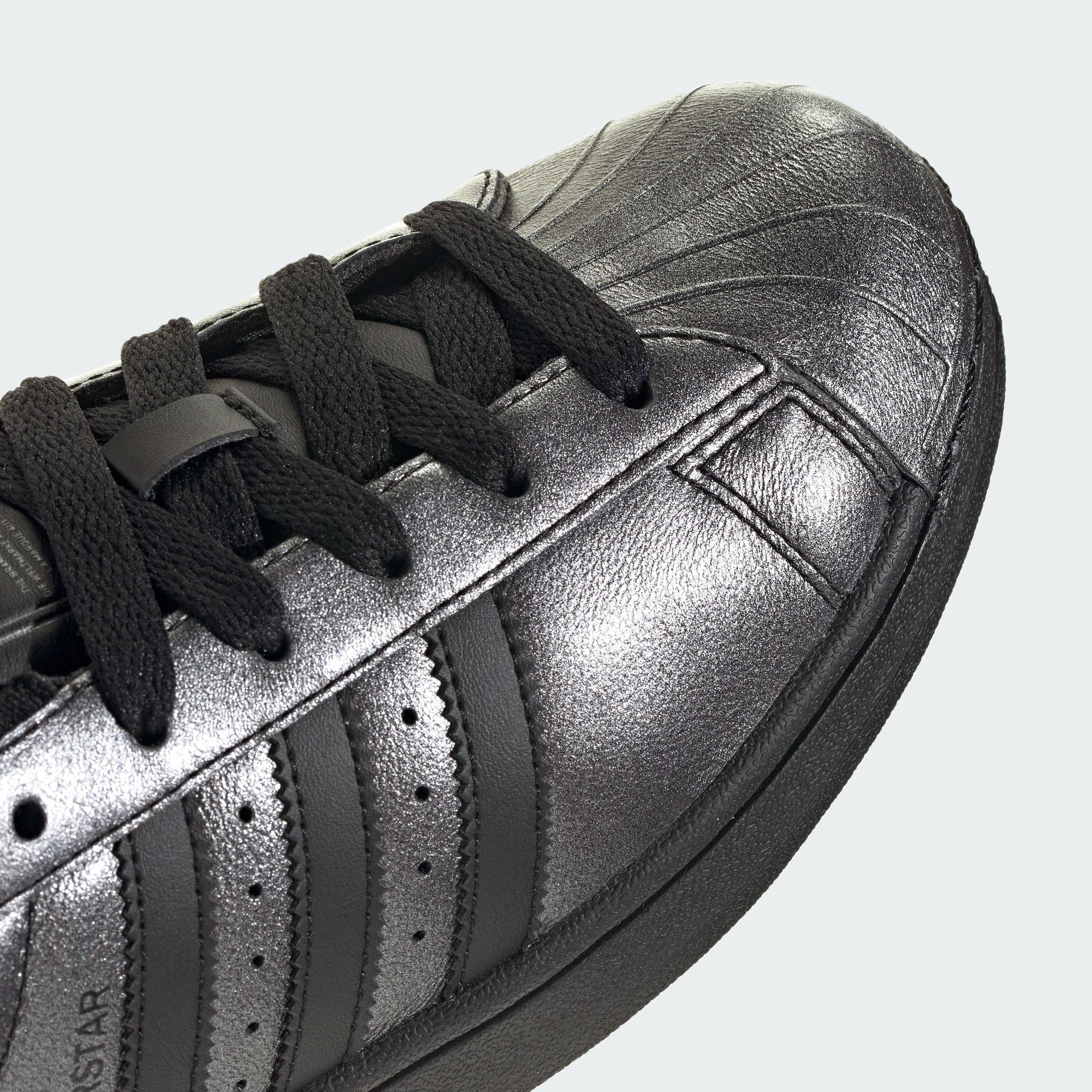 adidas Superstar II Black Iron Metallic IH1598 toe