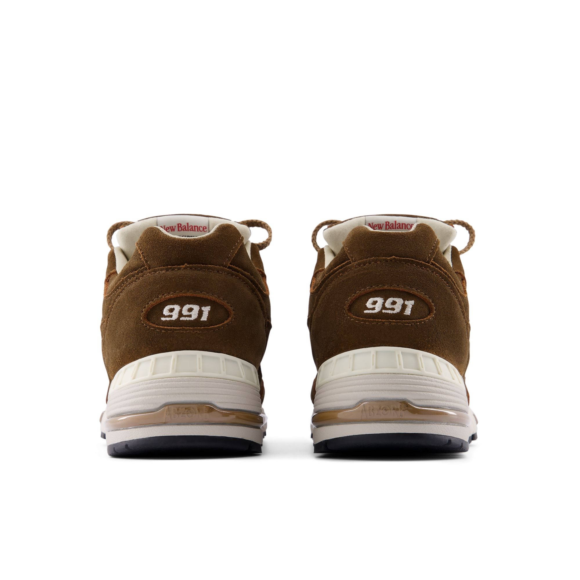 New Balance 991v1 Luxe Suede Cocoa M991BR1 back
