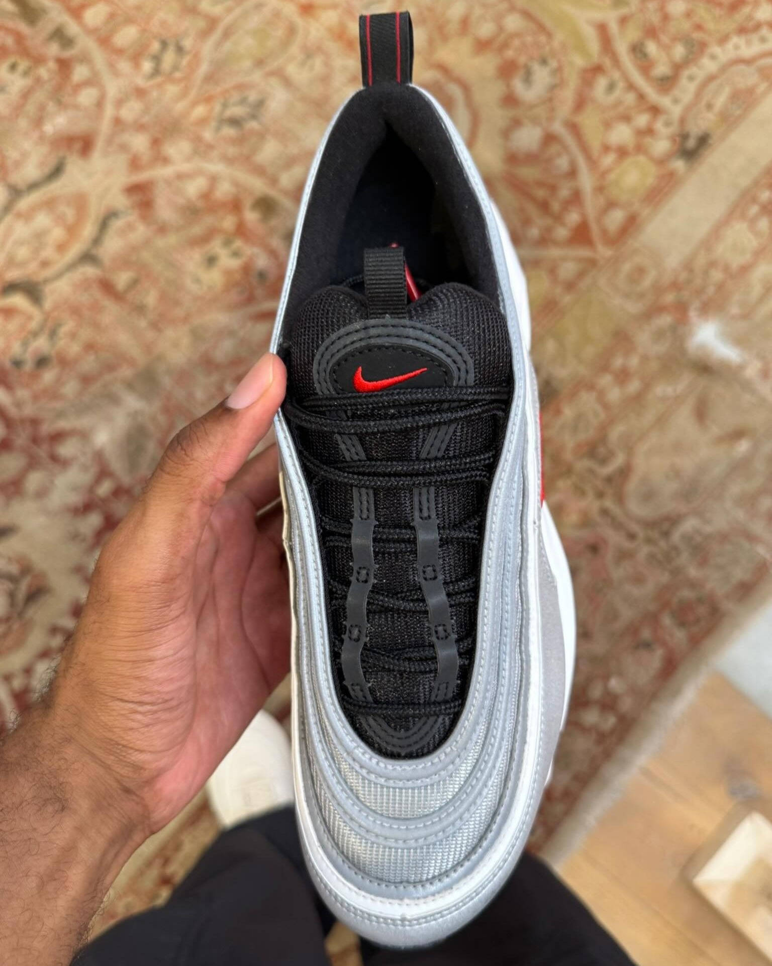 Nike air max 97 silver bullet black tongue 2027
