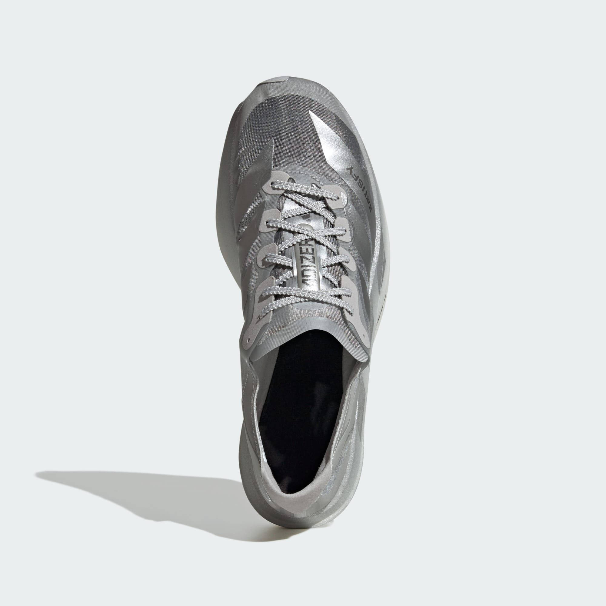 Satisfy x adidas Adizero Adios Pro Evo 2 Silver Metallic middle