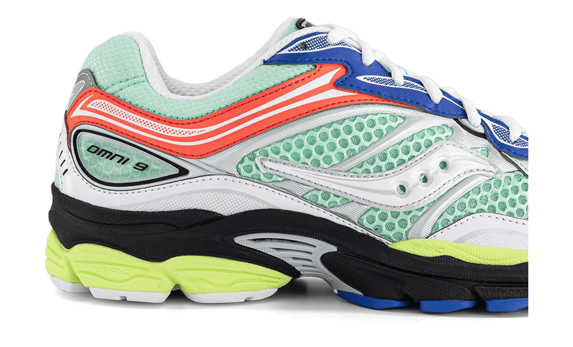 Saucony ProGrid Omni 9 Mint Multi | S101245-1091 side
