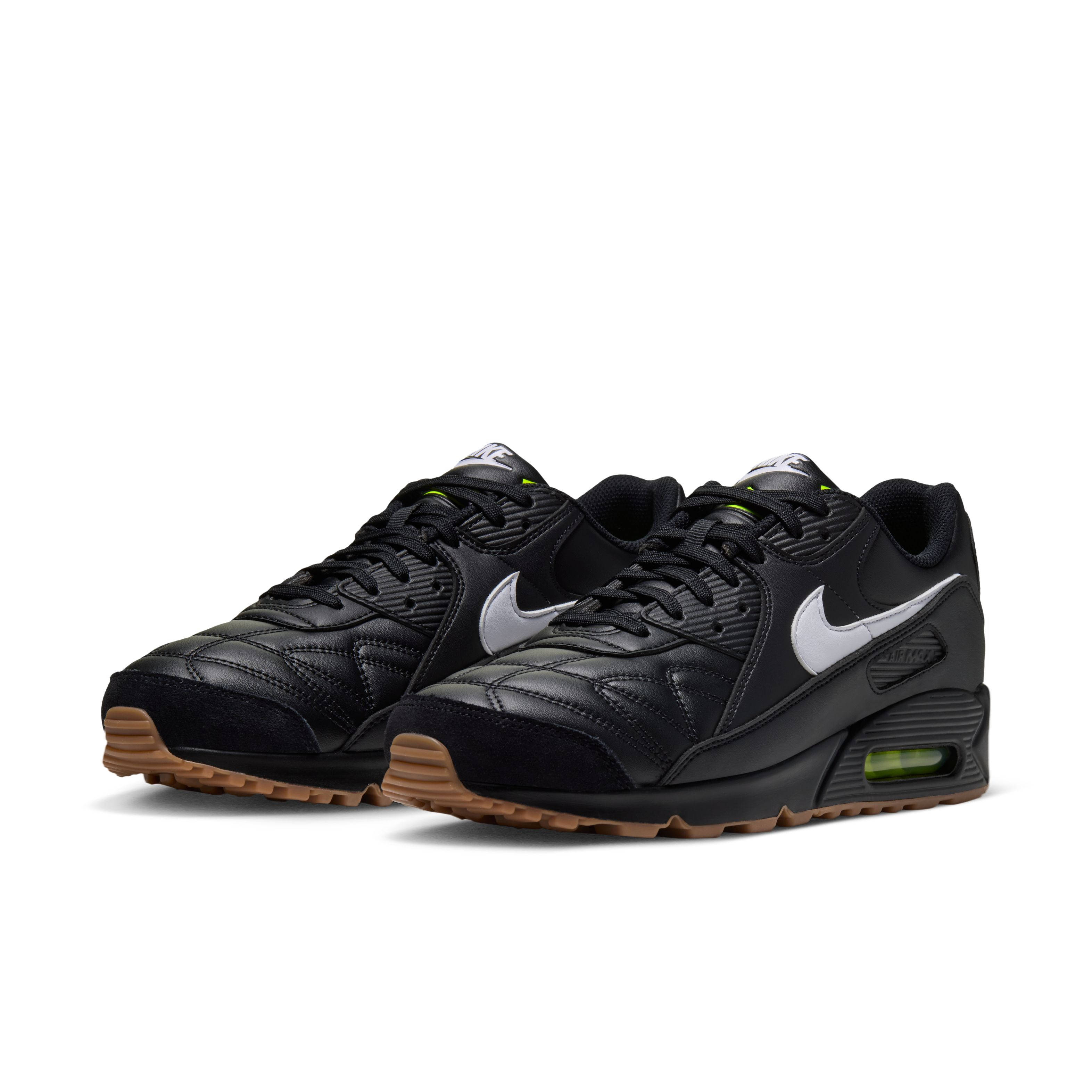 Nike Air Max 90 Premium Black Volt IQ7129 001 front