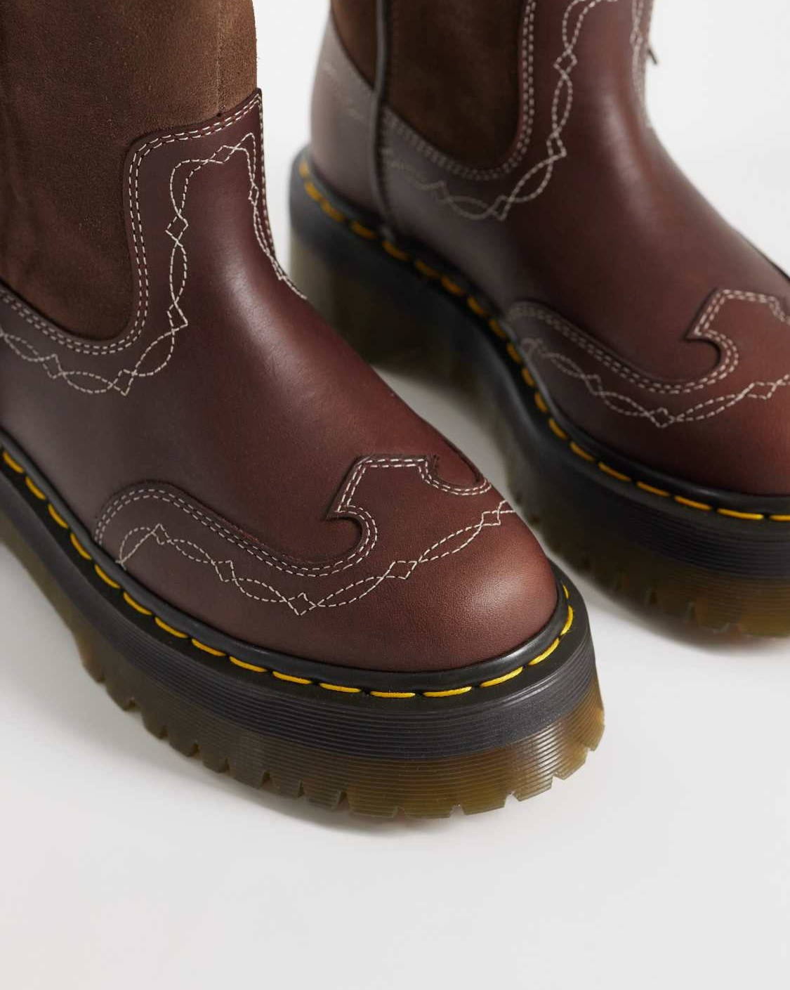 Dr Martens Rodeo fringe pull-on boots
