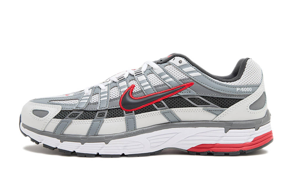 Nike P-6000 Grey Crimson Black