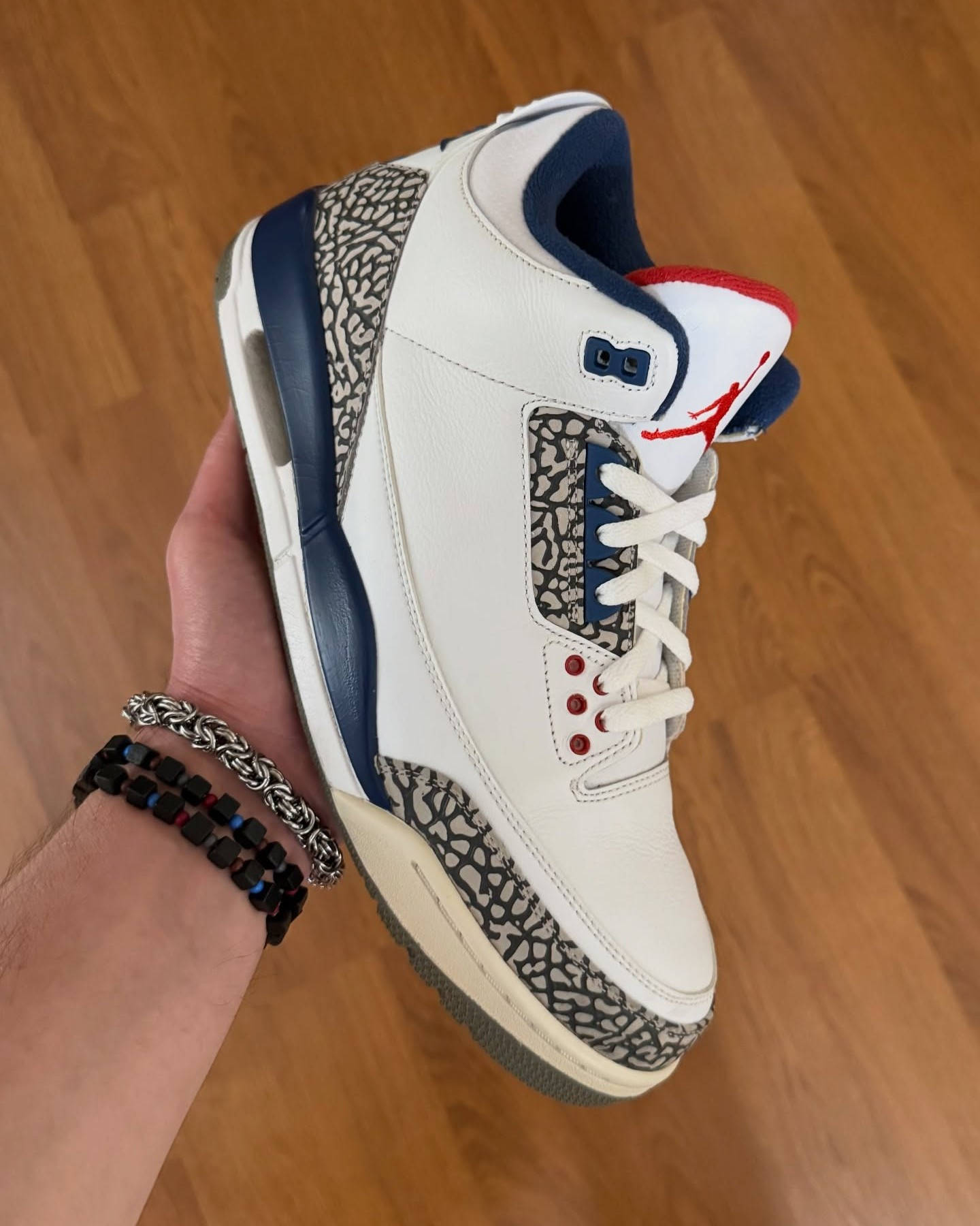 jordan 3 true blue 2026 in hand
