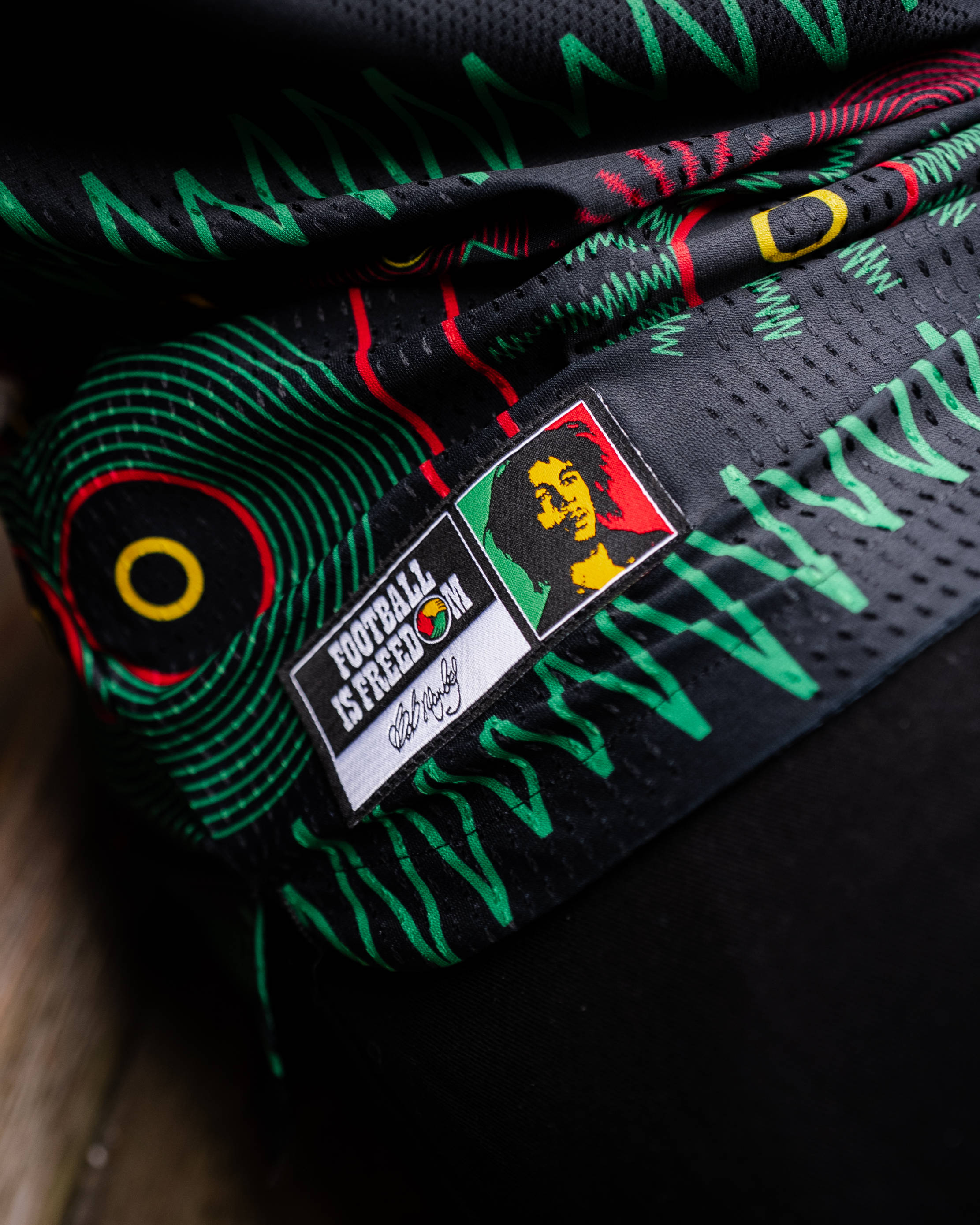 adidas bob marley jamaica tag details