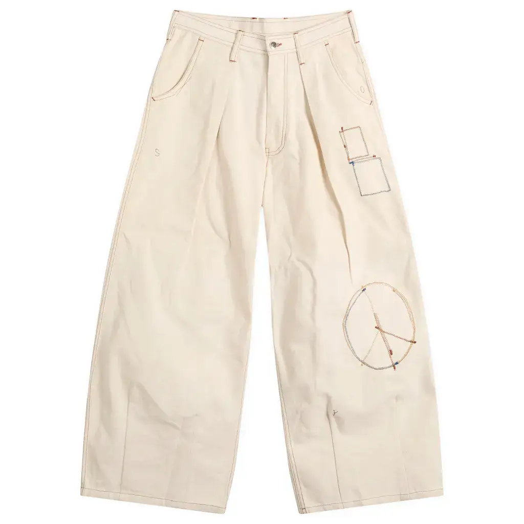 mfg beige trousers
