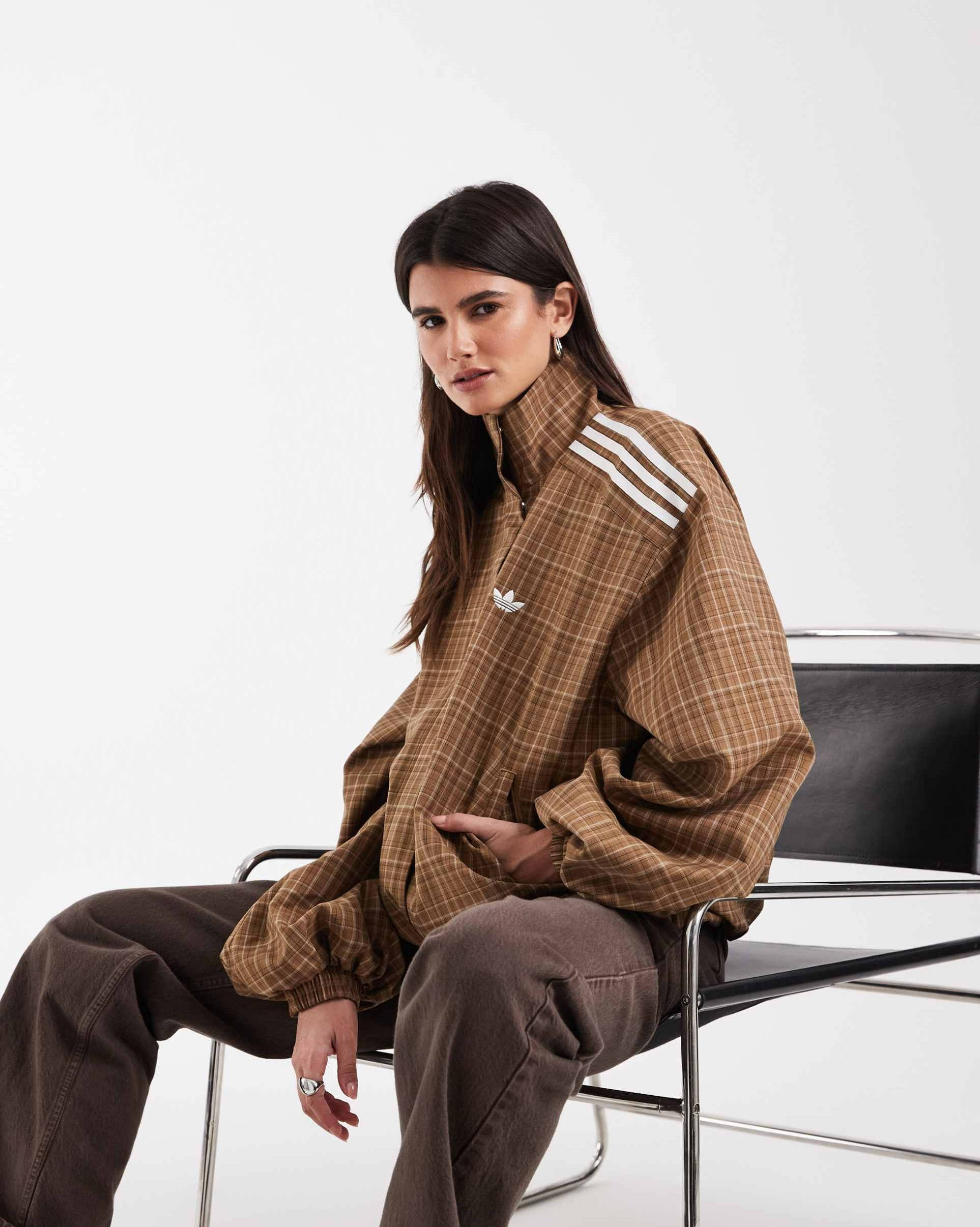 adidas Originals check track top