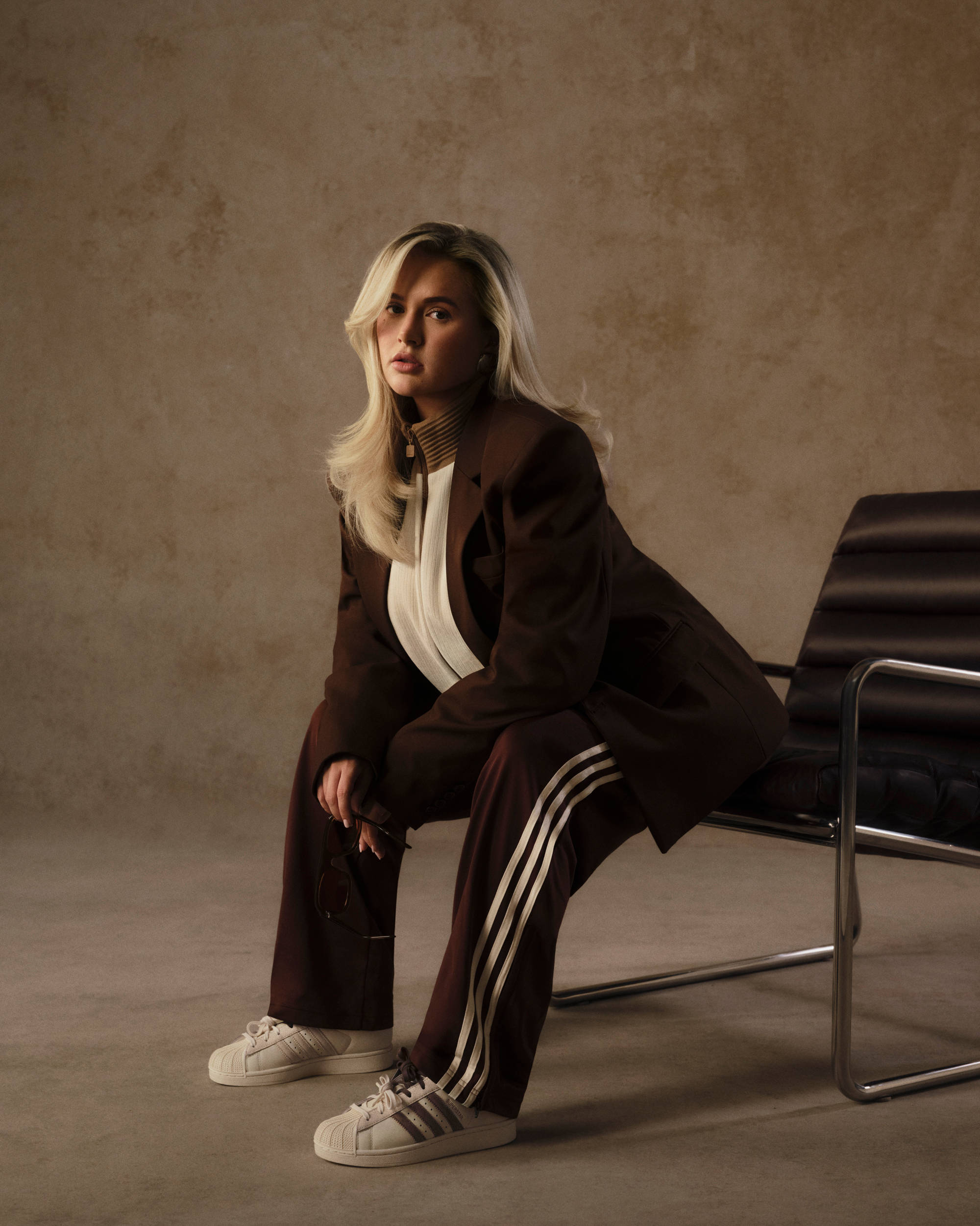 molly mae adidas superstar latte